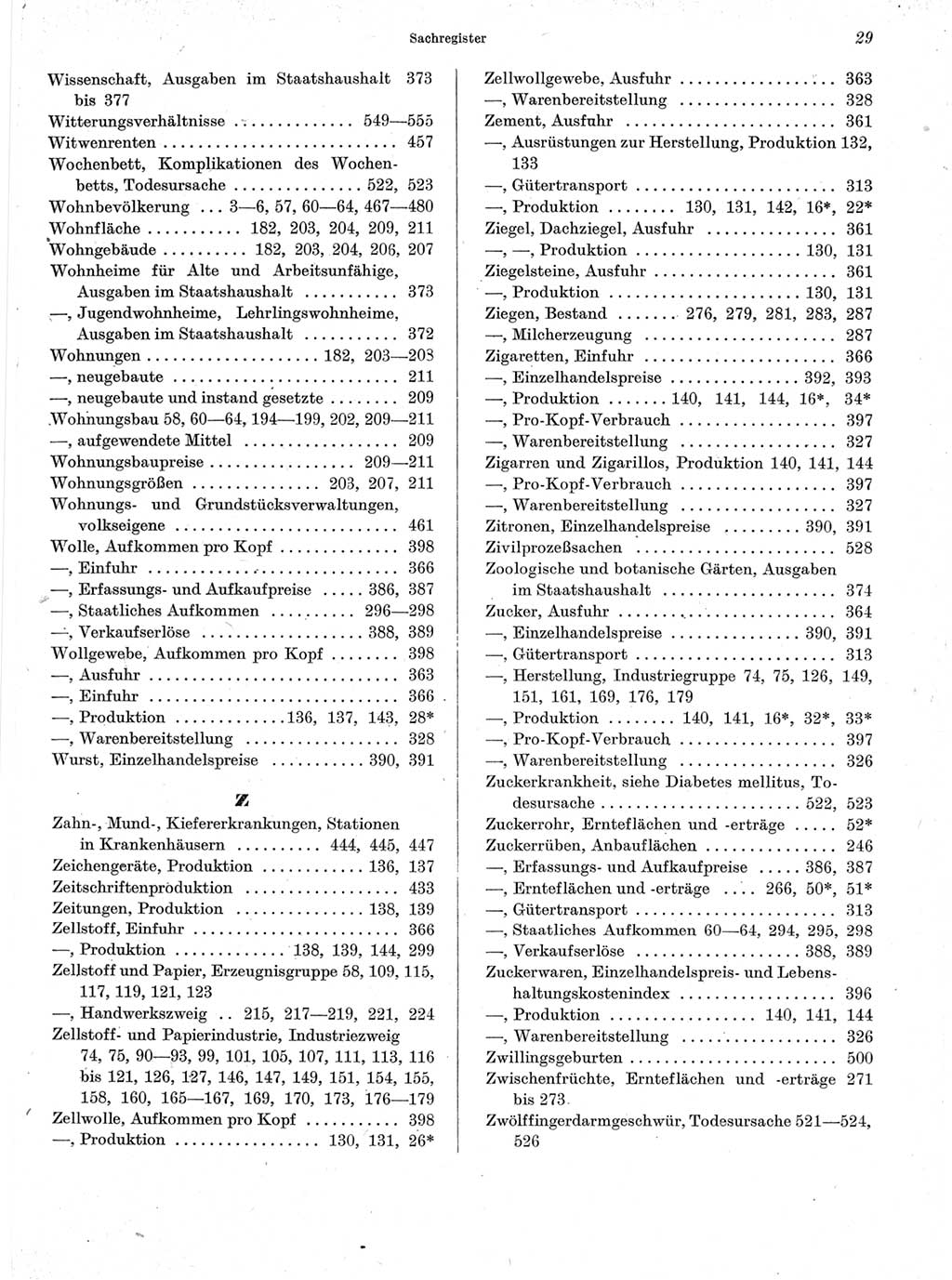 Statistisches Jahrbuch der Deutschen Demokratischen Republik (DDR) 1963, Seite 29 (Stat. Jb. DDR 1963, S. 29)