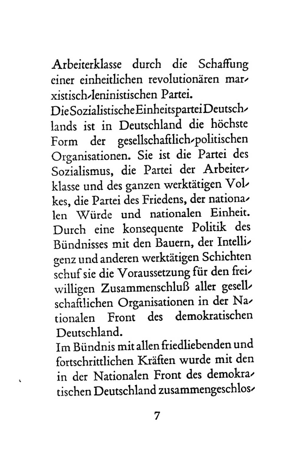 Statut der Sozialistischen Einheitspartei Deutschlands (SED) 1963, Seite 7 (St. SED DDR 1963, S. 7)