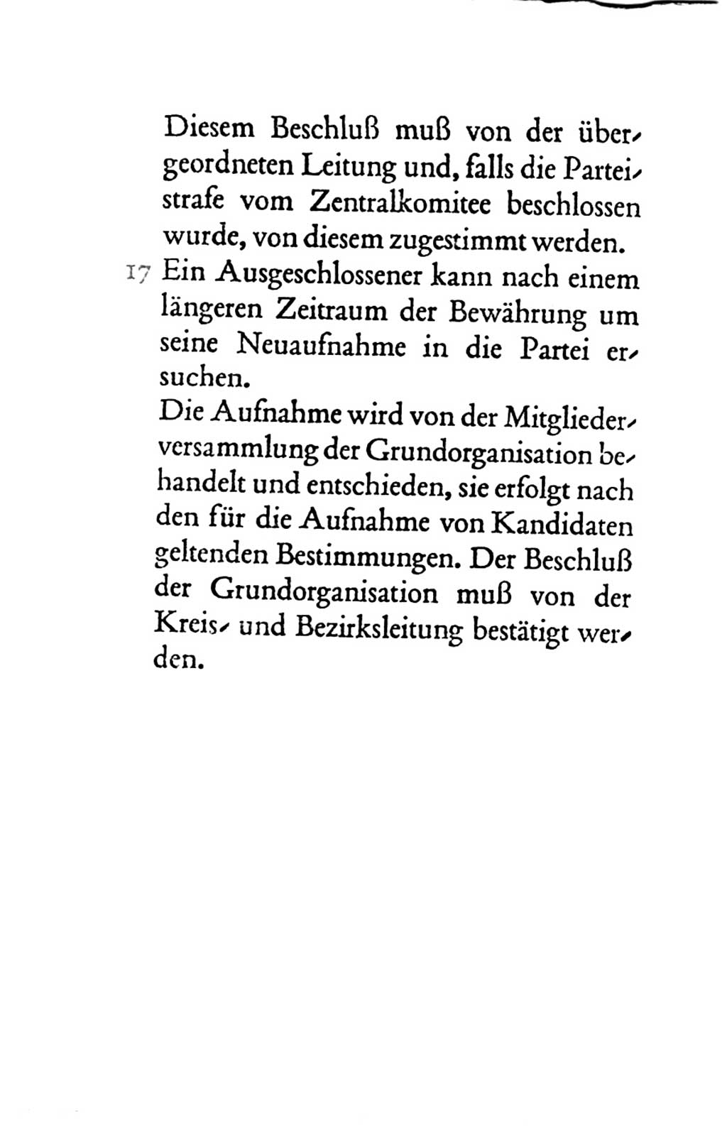 Statut der Sozialistischen Einheitspartei Deutschlands (SED) 1963, Seite 38 (St. SED DDR 1963, S. 38)