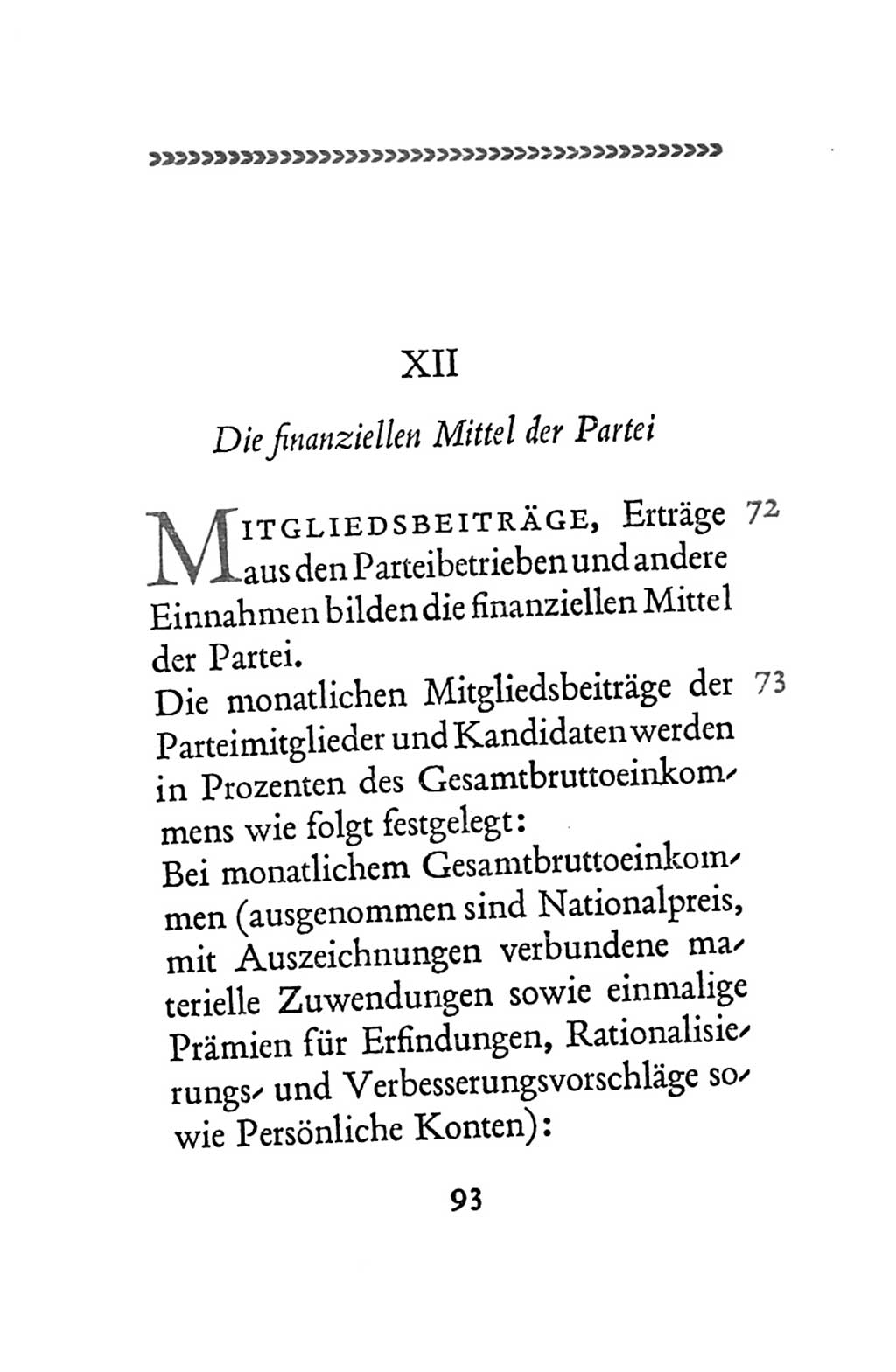 Statut der Sozialistischen Einheitspartei Deutschlands (SED) 1963, Seite 93 (St. SED DDR 1963, S. 93)