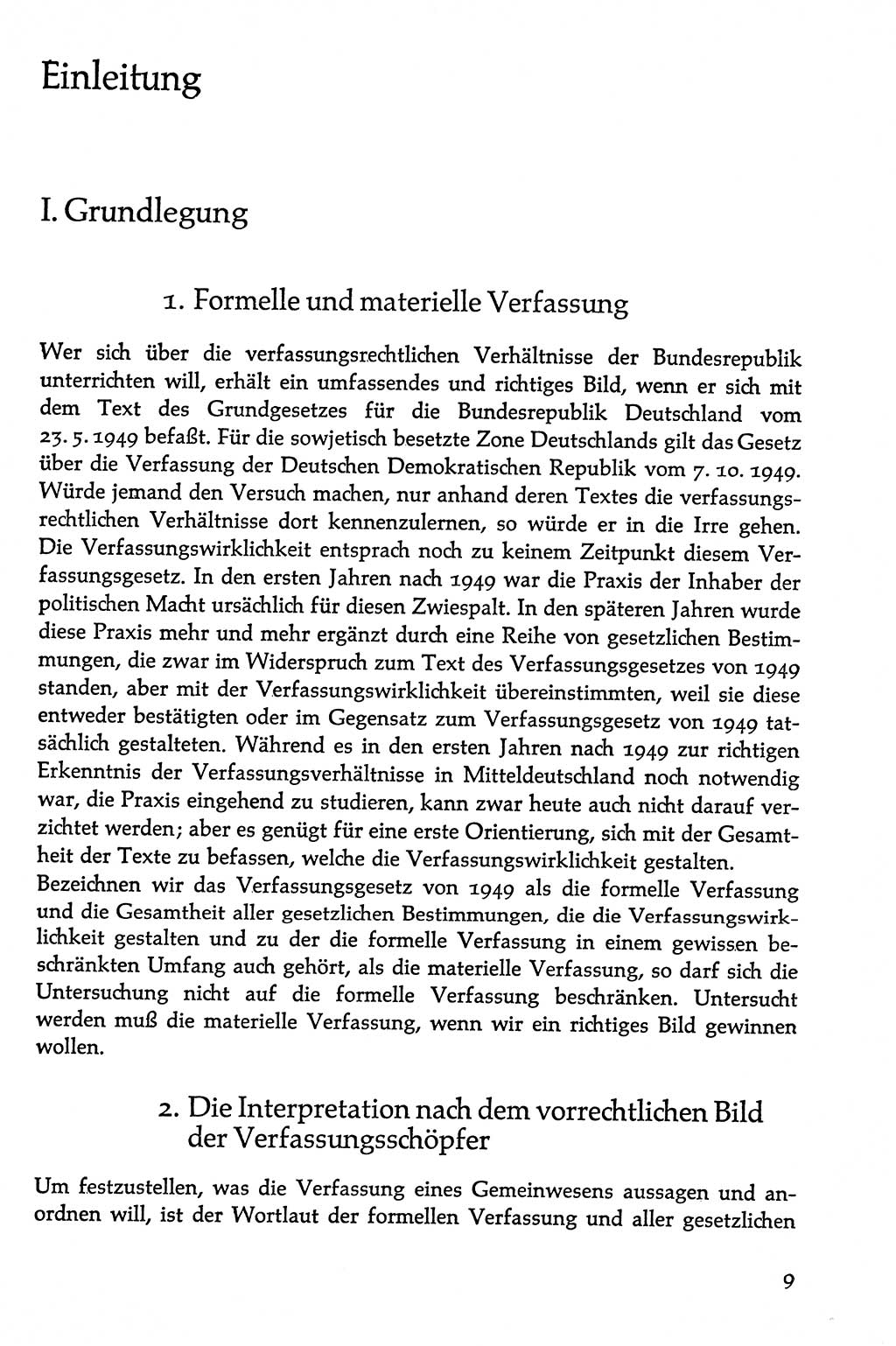Volksdemokratische Ordnung in Mitteldeutschland [Deutsche Demokratische Republik (DDR)], Texte zur verfassungsrechtlichen Situation 1963, Seite 9 (Volksdem. Ordn. Md. DDR 1963, S. 9)
