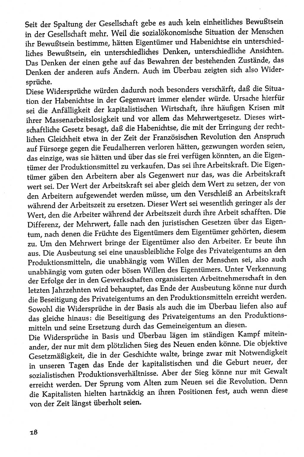 Volksdemokratische Ordnung in Mitteldeutschland [Deutsche Demokratische Republik (DDR)], Texte zur verfassungsrechtlichen Situation 1963, Seite 18 (Volksdem. Ordn. Md. DDR 1963, S. 18)