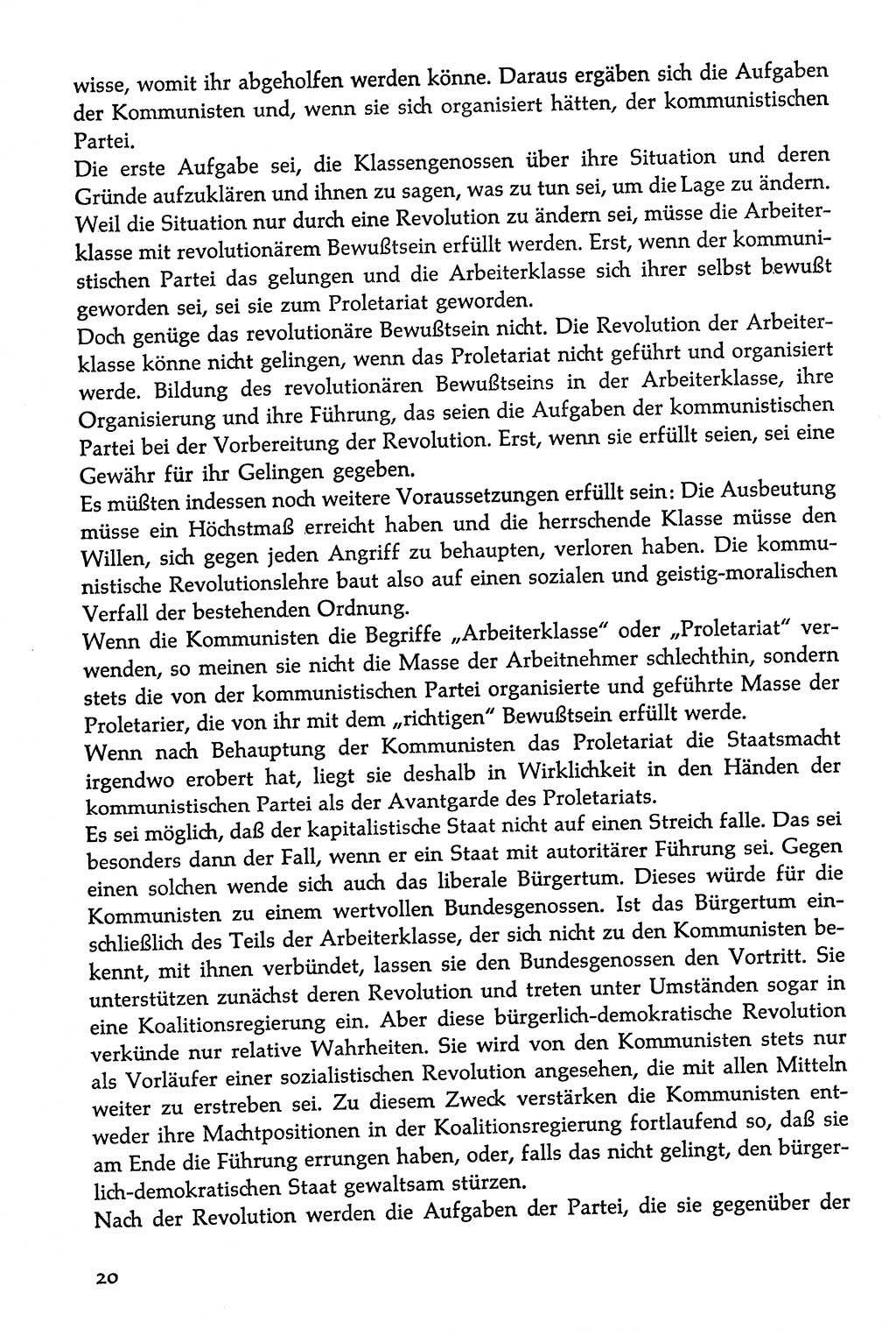 Volksdemokratische Ordnung in Mitteldeutschland [Deutsche Demokratische Republik (DDR)], Texte zur verfassungsrechtlichen Situation 1963, Seite 20 (Volksdem. Ordn. Md. DDR 1963, S. 20)