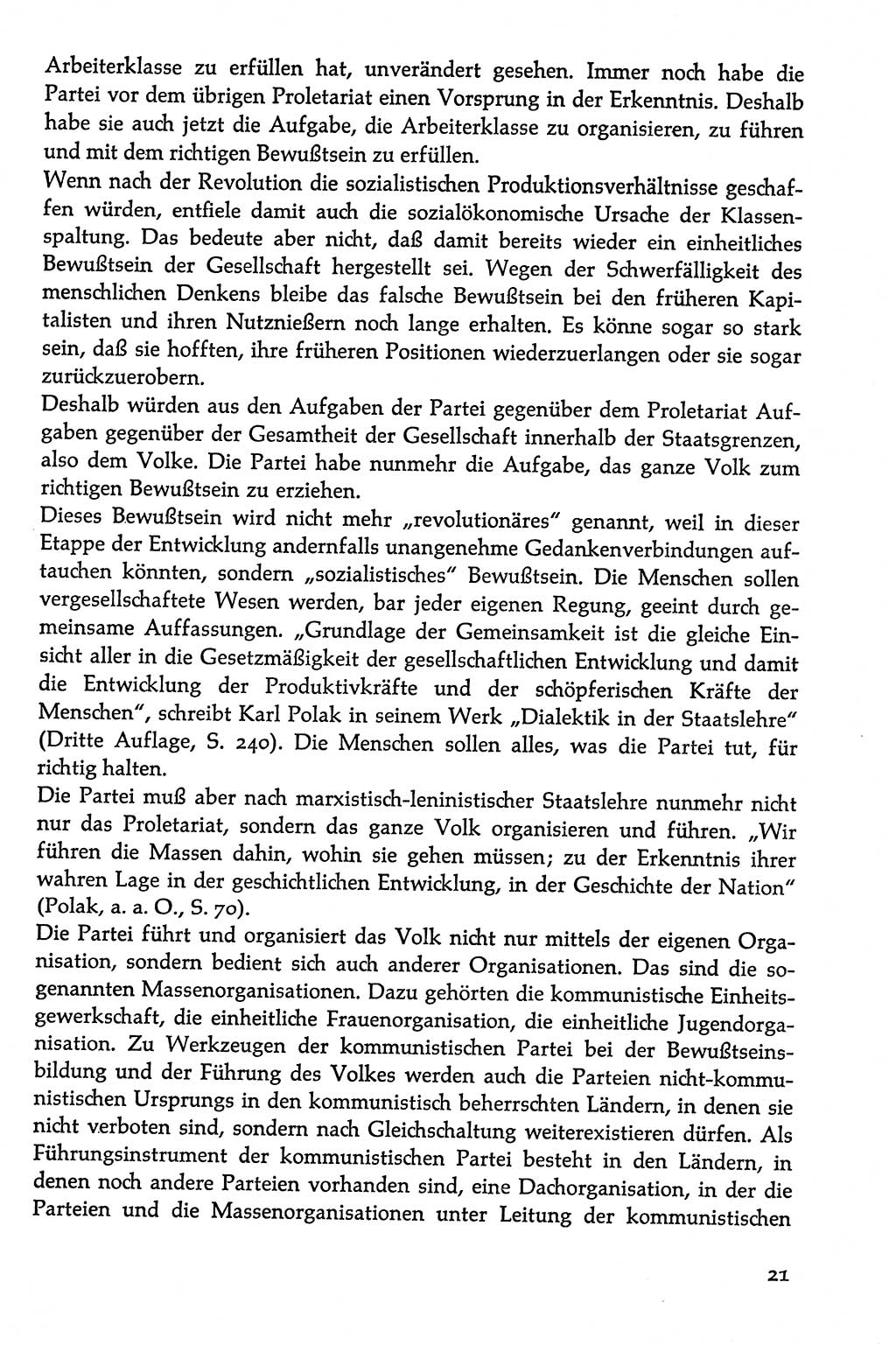 Volksdemokratische Ordnung in Mitteldeutschland [Deutsche Demokratische Republik (DDR)], Texte zur verfassungsrechtlichen Situation 1963, Seite 21 (Volksdem. Ordn. Md. DDR 1963, S. 21)