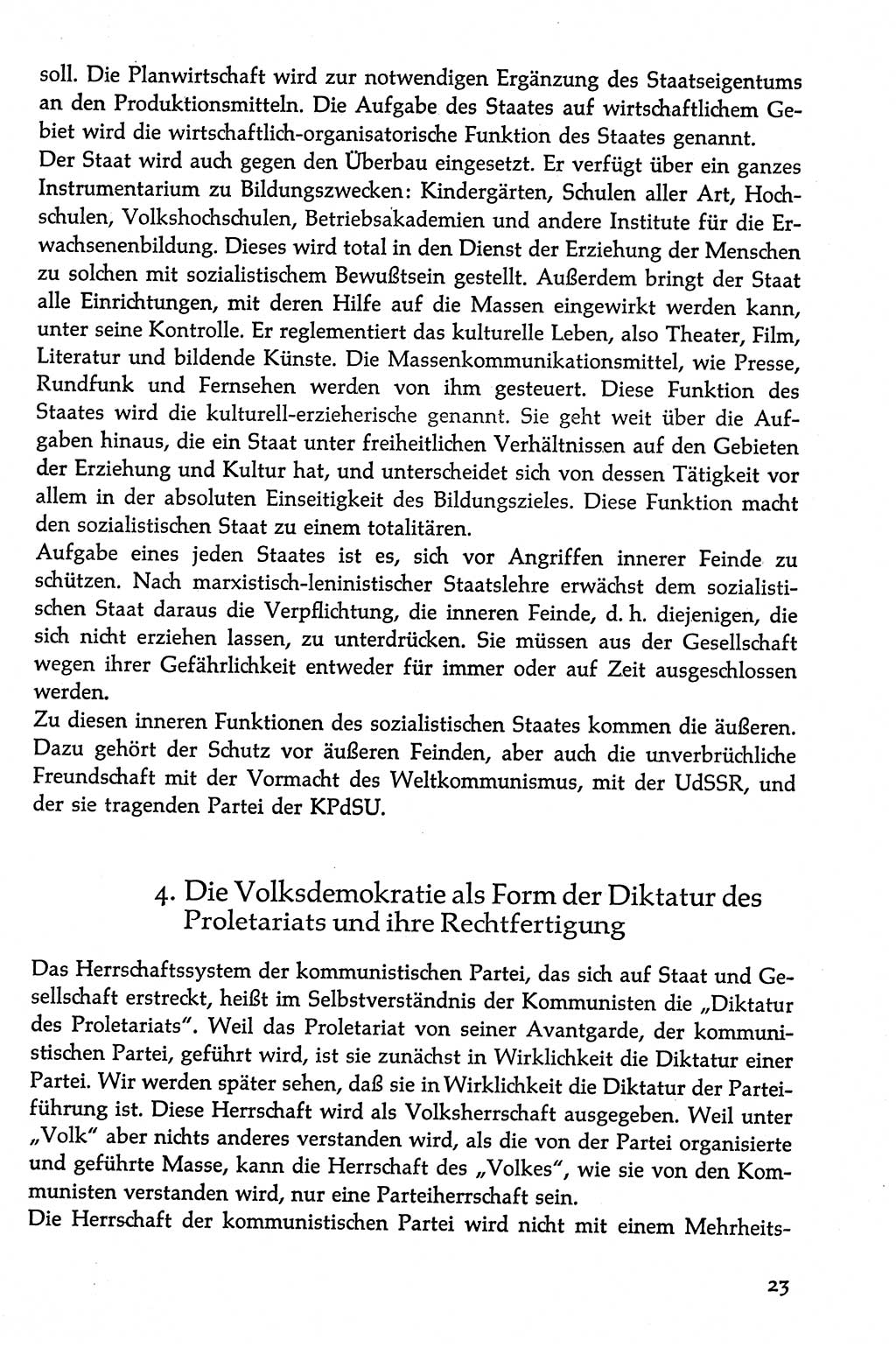 Volksdemokratische Ordnung in Mitteldeutschland [Deutsche Demokratische Republik (DDR)], Texte zur verfassungsrechtlichen Situation 1963, Seite 23 (Volksdem. Ordn. Md. DDR 1963, S. 23)
