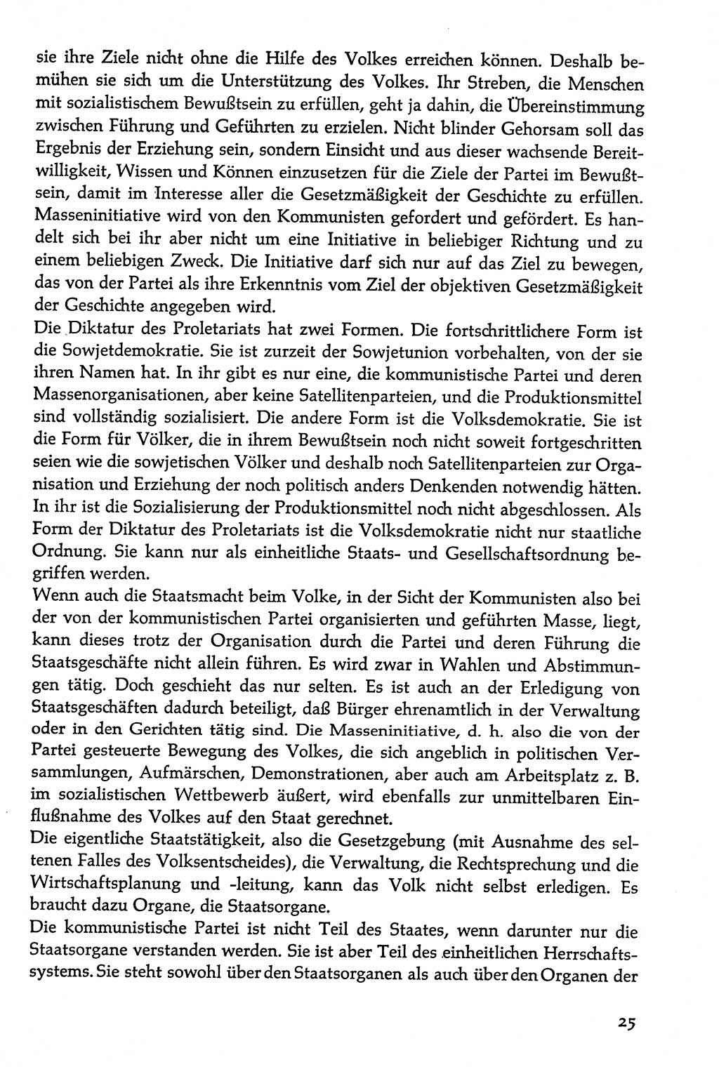 Volksdemokratische Ordnung in Mitteldeutschland [Deutsche Demokratische Republik (DDR)], Texte zur verfassungsrechtlichen Situation 1963, Seite 25 (Volksdem. Ordn. Md. DDR 1963, S. 25)