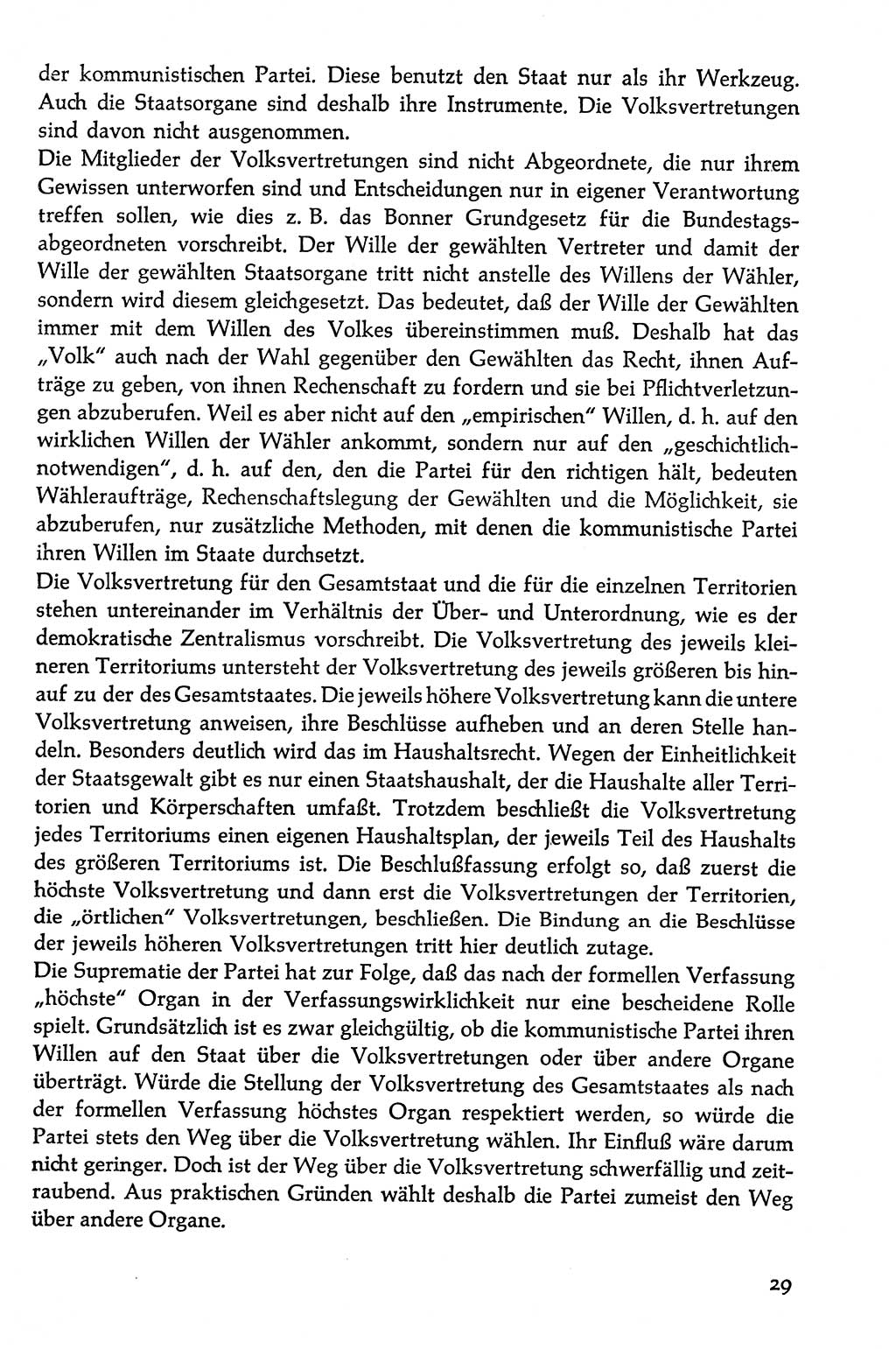 Volksdemokratische Ordnung in Mitteldeutschland [Deutsche Demokratische Republik (DDR)], Texte zur verfassungsrechtlichen Situation 1963, Seite 29 (Volksdem. Ordn. Md. DDR 1963, S. 29)