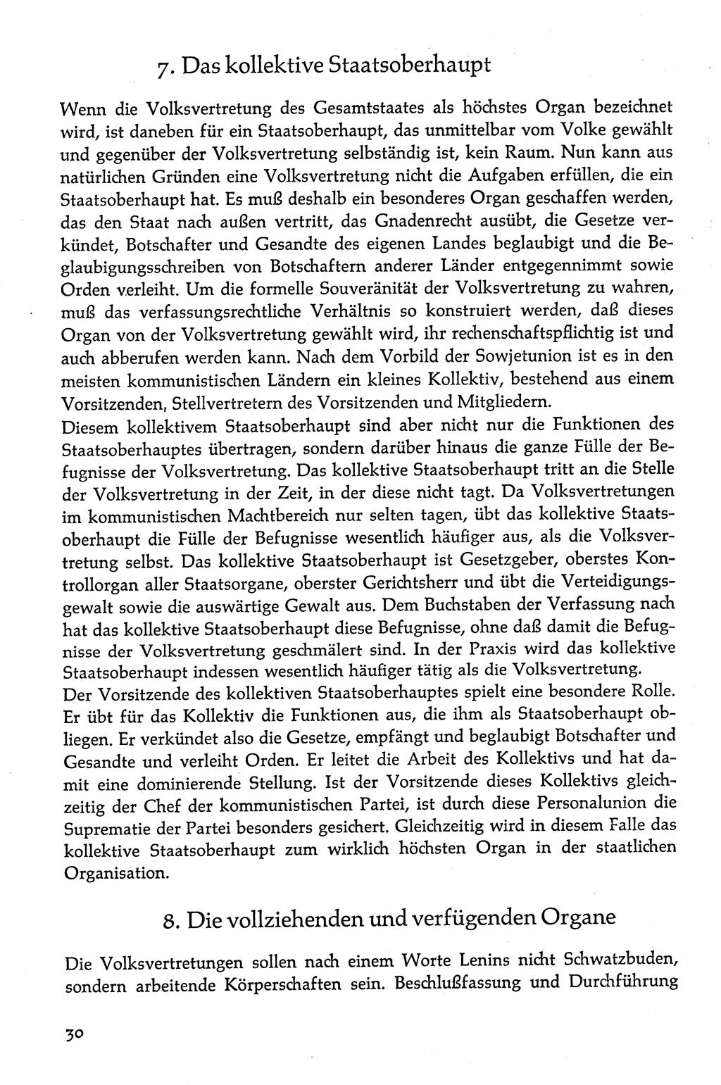Volksdemokratische Ordnung in Mitteldeutschland [Deutsche Demokratische Republik (DDR)], Texte zur verfassungsrechtlichen Situation 1963, Seite 30 (Volksdem. Ordn. Md. DDR 1963, S. 30)