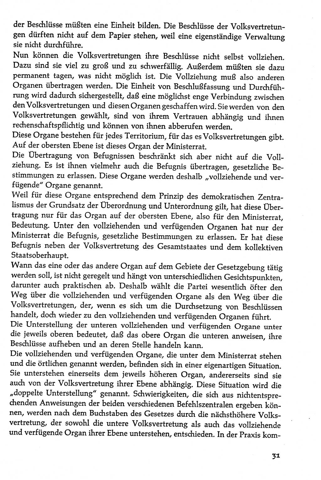 Volksdemokratische Ordnung in Mitteldeutschland [Deutsche Demokratische Republik (DDR)], Texte zur verfassungsrechtlichen Situation 1963, Seite 31 (Volksdem. Ordn. Md. DDR 1963, S. 31)