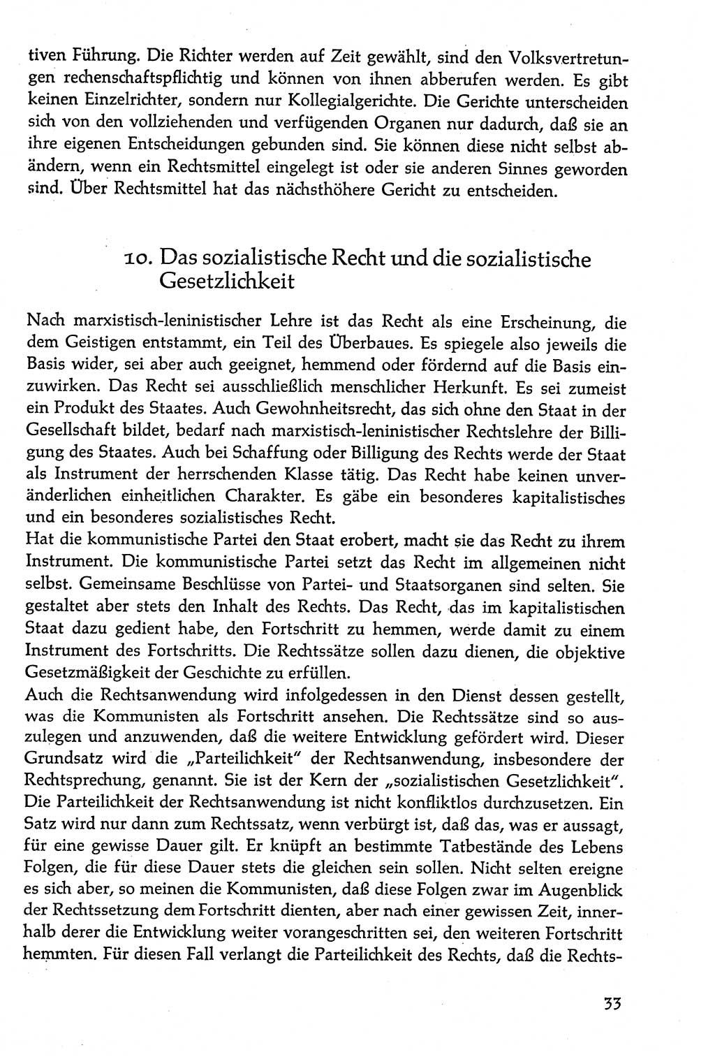 Volksdemokratische Ordnung in Mitteldeutschland [Deutsche Demokratische Republik (DDR)], Texte zur verfassungsrechtlichen Situation 1963, Seite 33 (Volksdem. Ordn. Md. DDR 1963, S. 33)