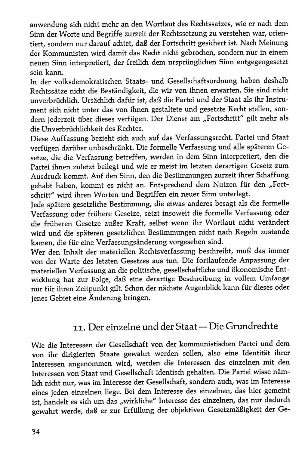 Volksdemokratische Ordnung in Mitteldeutschland [Deutsche Demokratische Republik (DDR)], Texte zur verfassungsrechtlichen Situation 1963, Seite 34 (Volksdem. Ordn. Md. DDR 1963, S. 34)