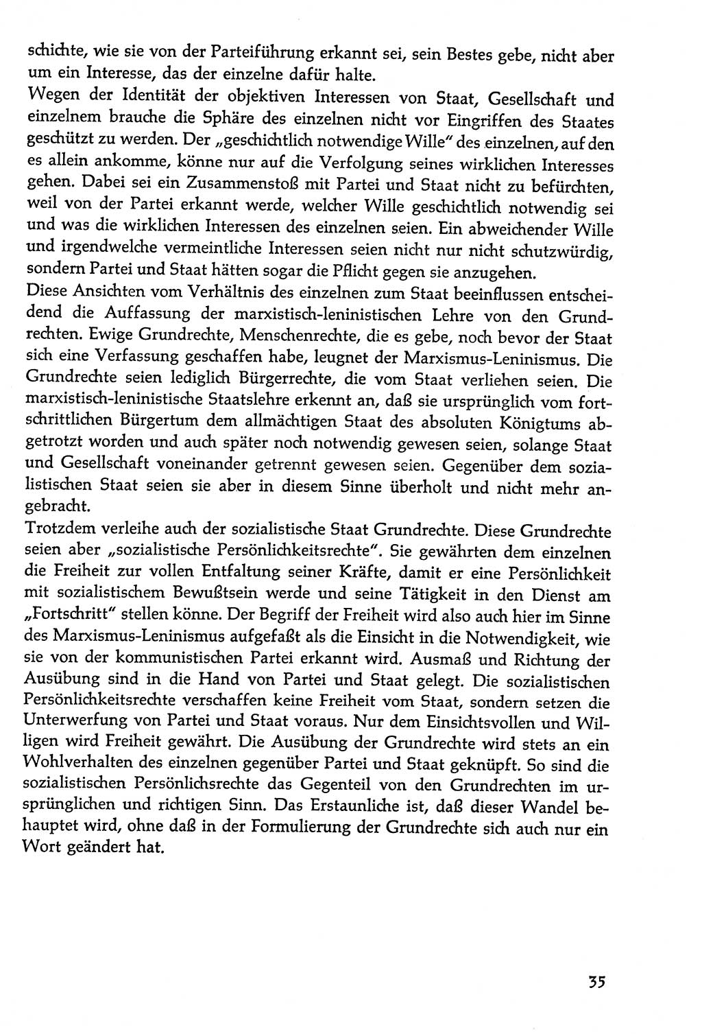 Volksdemokratische Ordnung in Mitteldeutschland [Deutsche Demokratische Republik (DDR)], Texte zur verfassungsrechtlichen Situation 1963, Seite 35 (Volksdem. Ordn. Md. DDR 1963, S. 35)