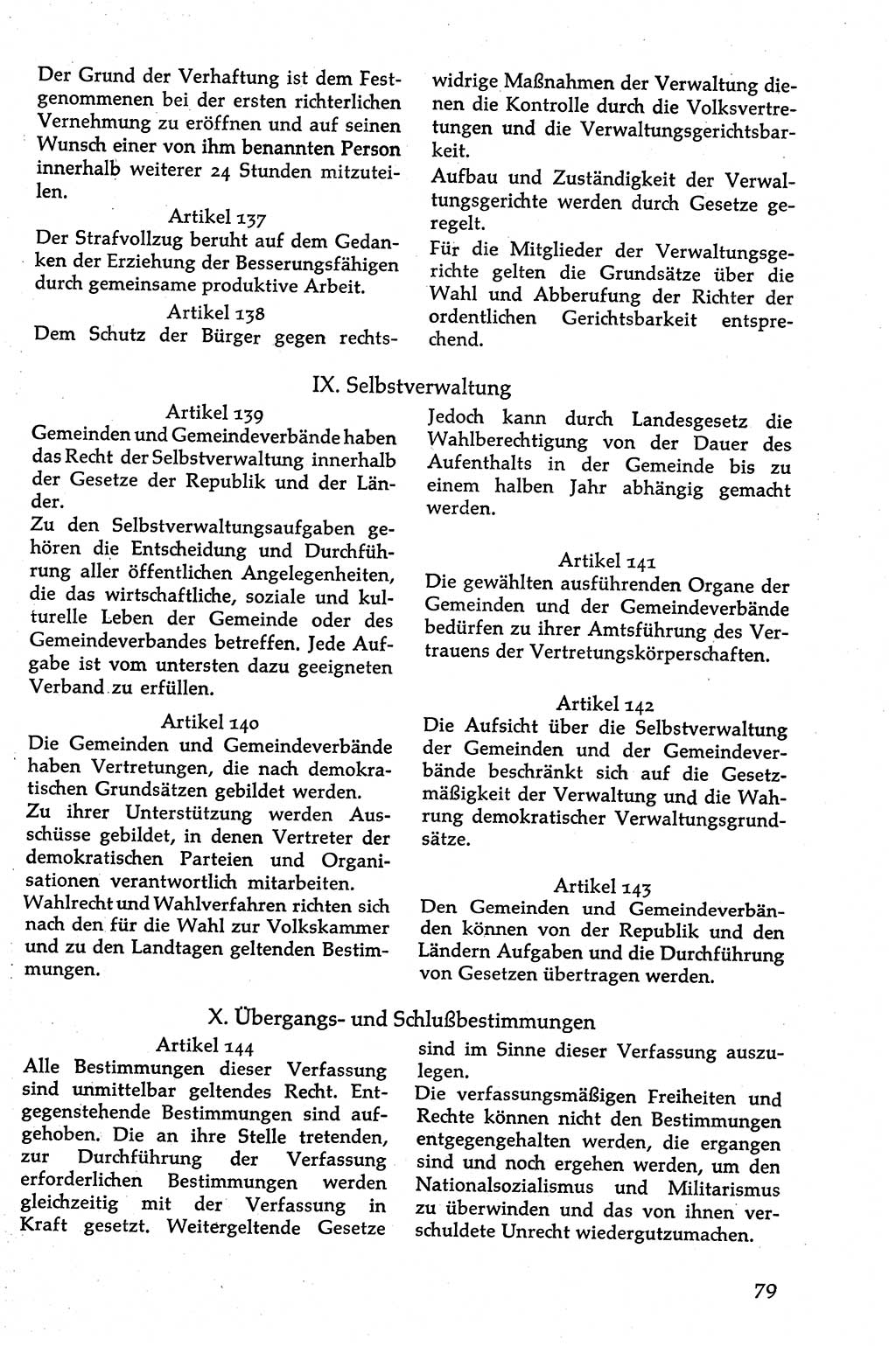 Volksdemokratische Ordnung in Mitteldeutschland [Deutsche Demokratische Republik (DDR)], Texte zur verfassungsrechtlichen Situation 1963, Seite 79 (Volksdem. Ordn. Md. DDR 1963, S. 79)