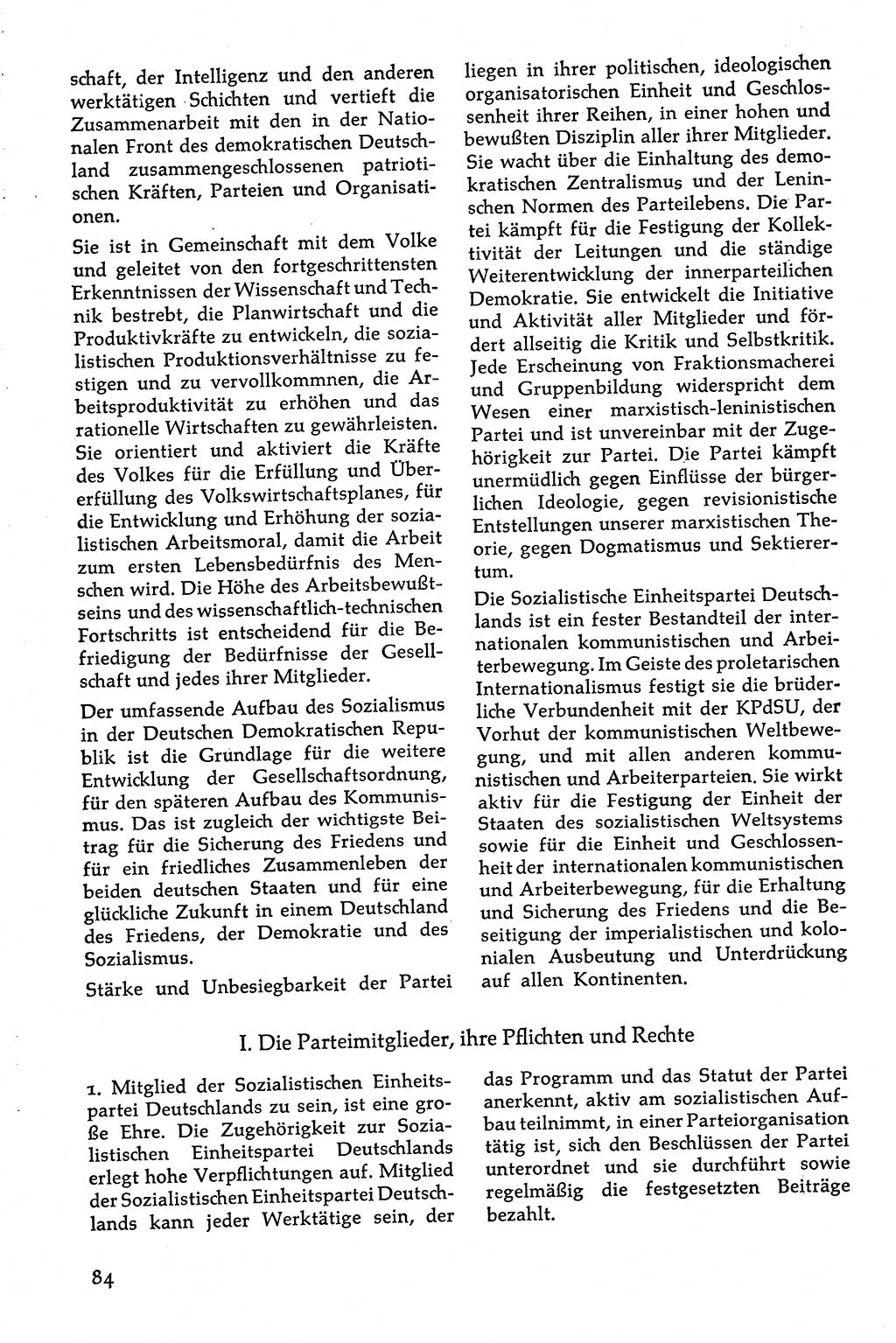 Volksdemokratische Ordnung in Mitteldeutschland [Deutsche Demokratische Republik (DDR)], Texte zur verfassungsrechtlichen Situation 1963, Seite 84 (Volksdem. Ordn. Md. DDR 1963, S. 84)