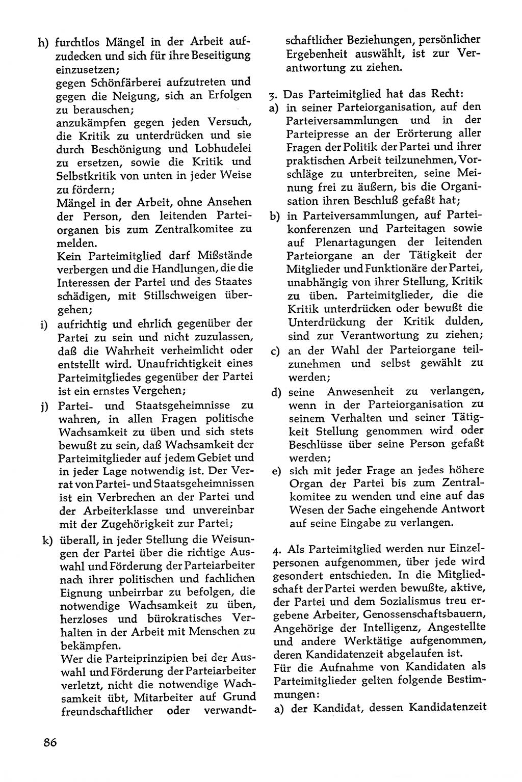 Volksdemokratische Ordnung in Mitteldeutschland [Deutsche Demokratische Republik (DDR)], Texte zur verfassungsrechtlichen Situation 1963, Seite 86 (Volksdem. Ordn. Md. DDR 1963, S. 86)