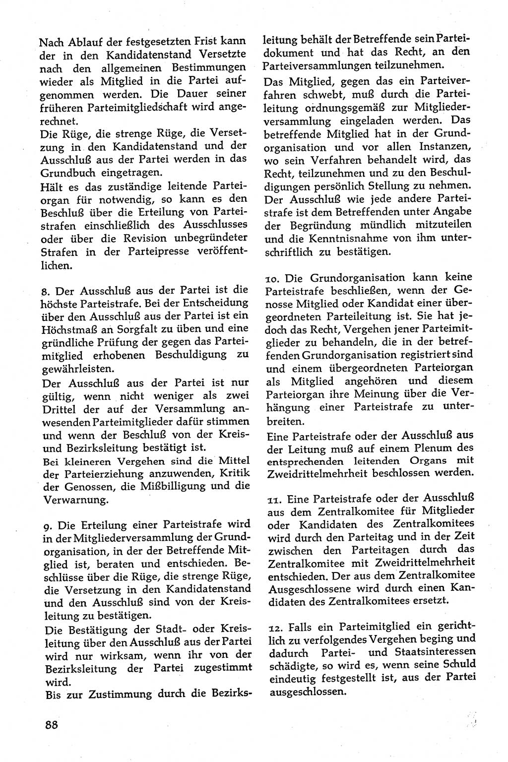 Volksdemokratische Ordnung in Mitteldeutschland [Deutsche Demokratische Republik (DDR)], Texte zur verfassungsrechtlichen Situation 1963, Seite 88 (Volksdem. Ordn. Md. DDR 1963, S. 88)