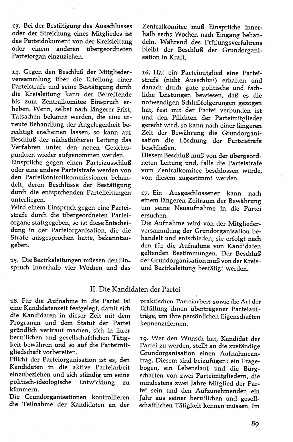 Volksdemokratische Ordnung in Mitteldeutschland [Deutsche Demokratische Republik (DDR)], Texte zur verfassungsrechtlichen Situation 1963, Seite 89 (Volksdem. Ordn. Md. DDR 1963, S. 89)