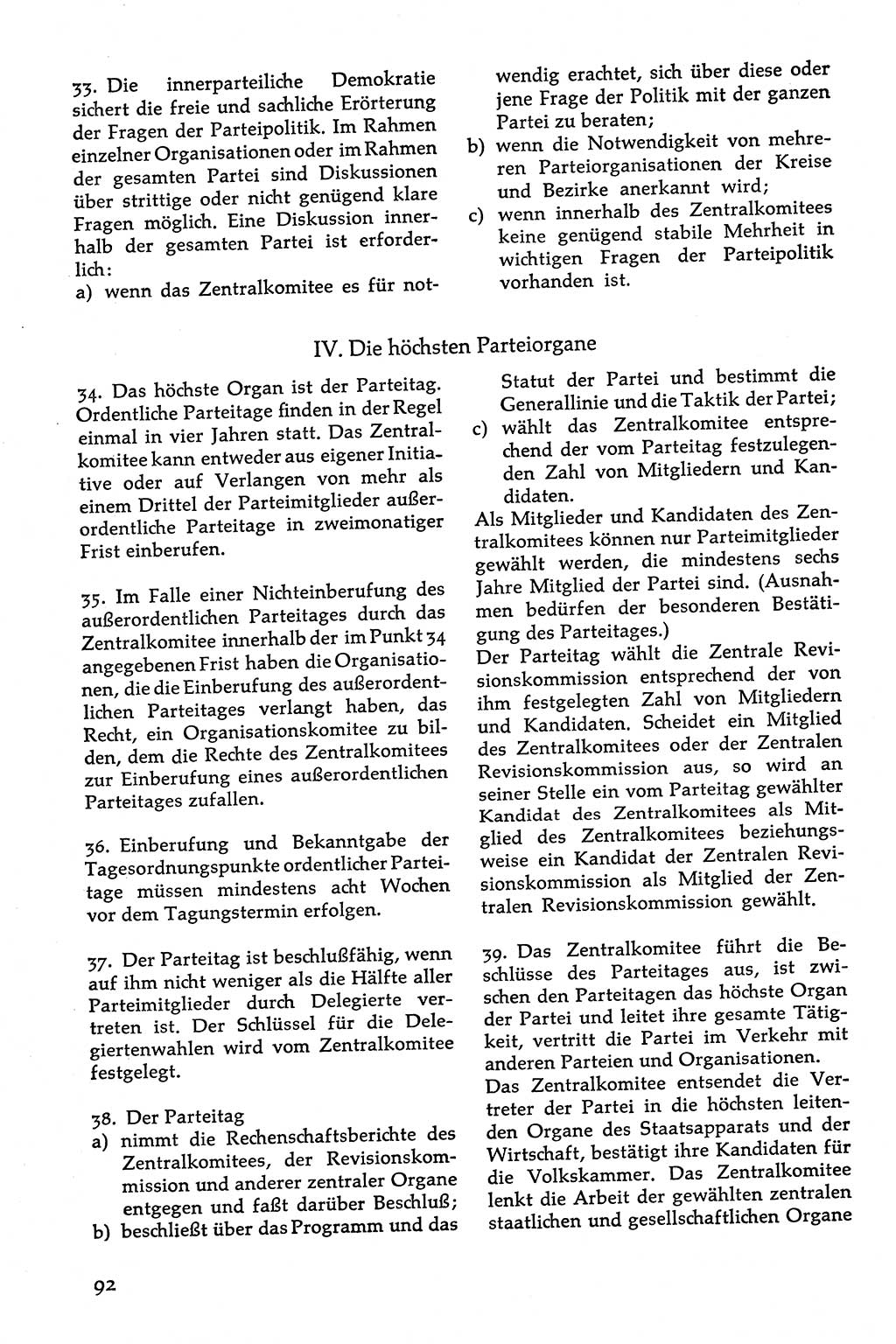Volksdemokratische Ordnung in Mitteldeutschland [Deutsche Demokratische Republik (DDR)], Texte zur verfassungsrechtlichen Situation 1963, Seite 92 (Volksdem. Ordn. Md. DDR 1963, S. 92)