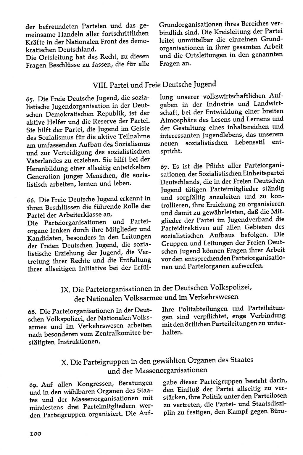 Volksdemokratische Ordnung in Mitteldeutschland [Deutsche Demokratische Republik (DDR)], Texte zur verfassungsrechtlichen Situation 1963, Seite 100 (Volksdem. Ordn. Md. DDR 1963, S. 100)