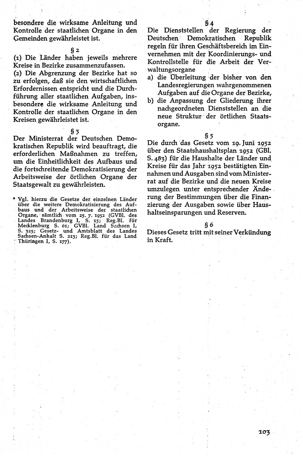 Volksdemokratische Ordnung in Mitteldeutschland [Deutsche Demokratische Republik (DDR)], Texte zur verfassungsrechtlichen Situation 1963, Seite 103 (Volksdem. Ordn. Md. DDR 1963, S. 103)