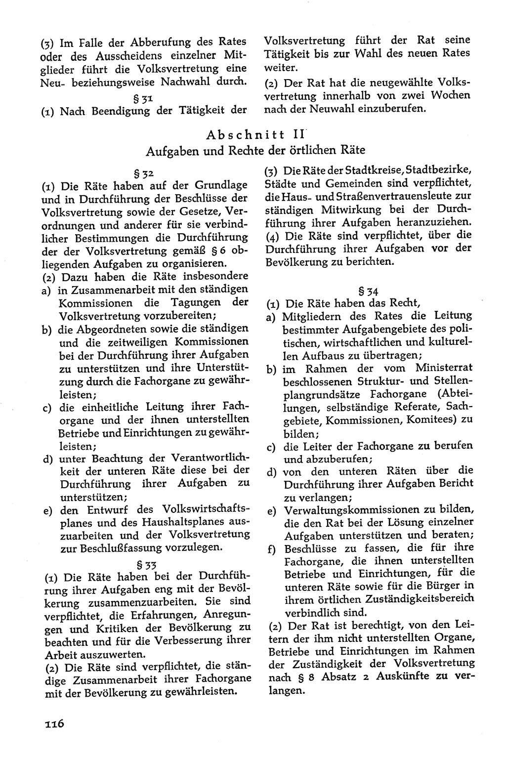 Volksdemokratische Ordnung in Mitteldeutschland [Deutsche Demokratische Republik (DDR)], Texte zur verfassungsrechtlichen Situation 1963, Seite 116 (Volksdem. Ordn. Md. DDR 1963, S. 116)