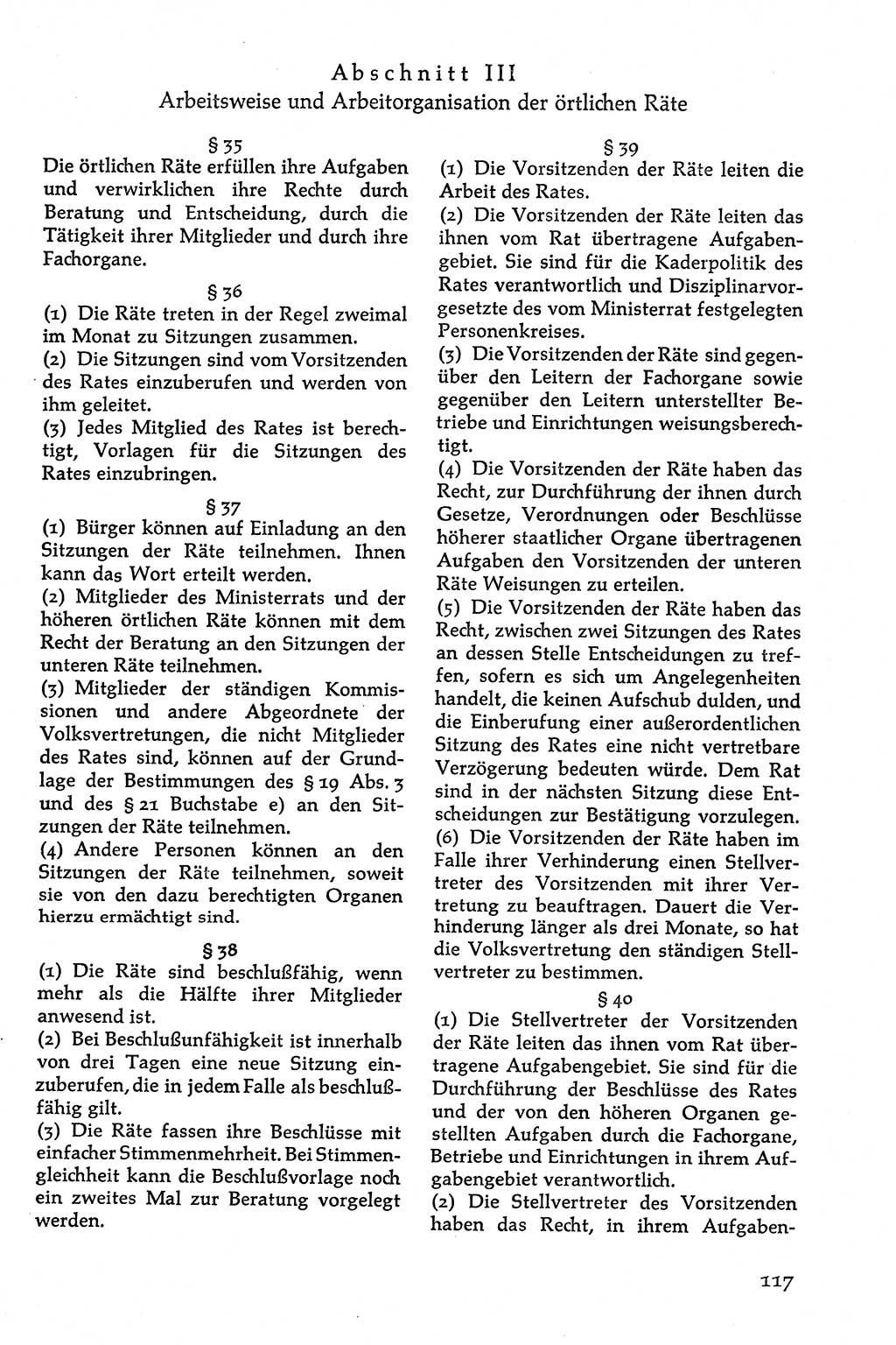 Volksdemokratische Ordnung in Mitteldeutschland [Deutsche Demokratische Republik (DDR)], Texte zur verfassungsrechtlichen Situation 1963, Seite 117 (Volksdem. Ordn. Md. DDR 1963, S. 117)