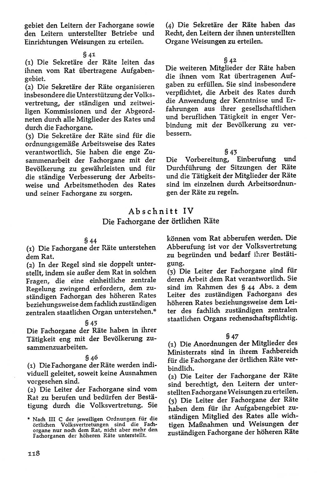 Volksdemokratische Ordnung in Mitteldeutschland [Deutsche Demokratische Republik (DDR)], Texte zur verfassungsrechtlichen Situation 1963, Seite 118 (Volksdem. Ordn. Md. DDR 1963, S. 118)