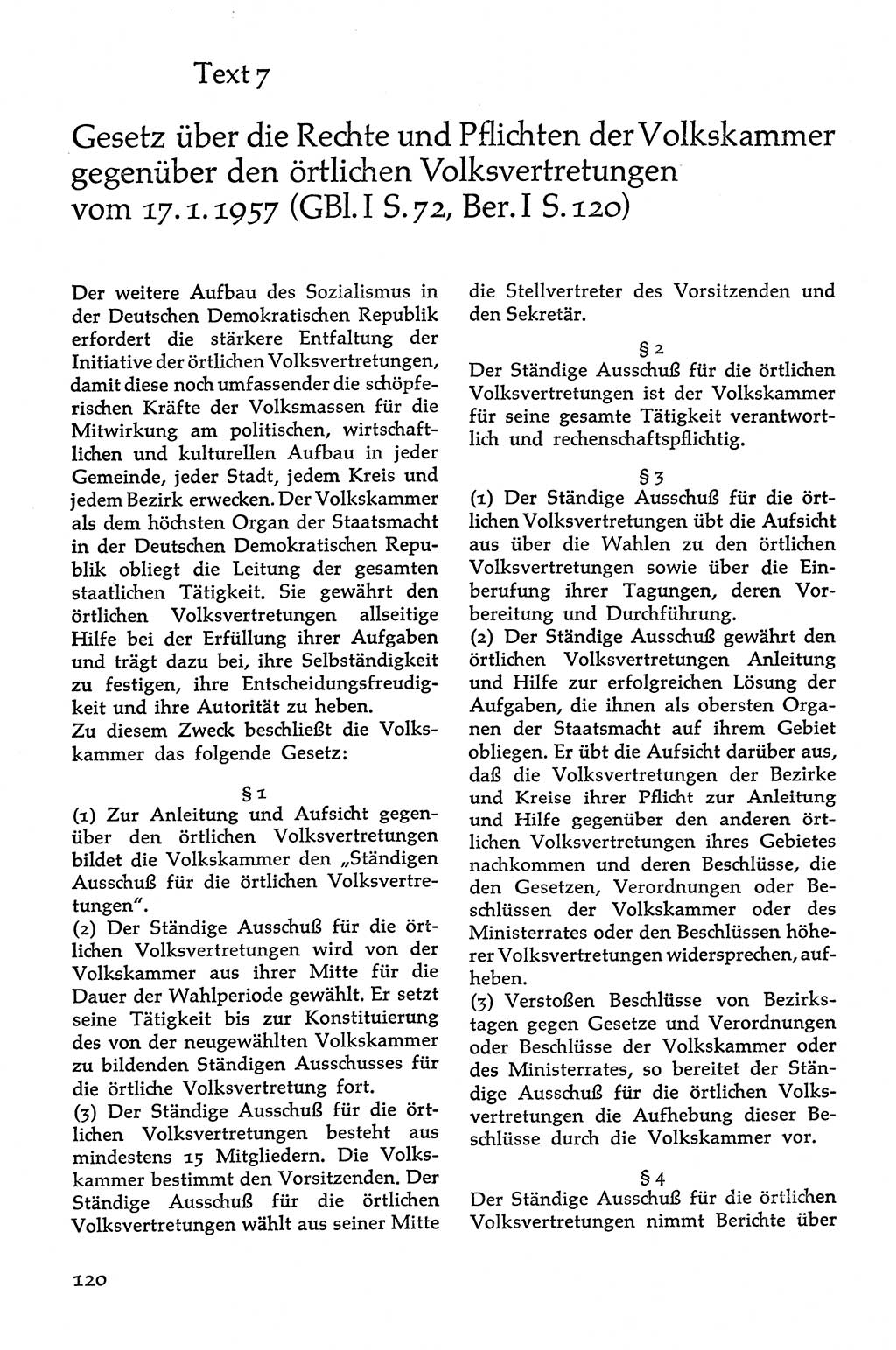 Volksdemokratische Ordnung in Mitteldeutschland [Deutsche Demokratische Republik (DDR)], Texte zur verfassungsrechtlichen Situation 1963, Seite 120 (Volksdem. Ordn. Md. DDR 1963, S. 120)