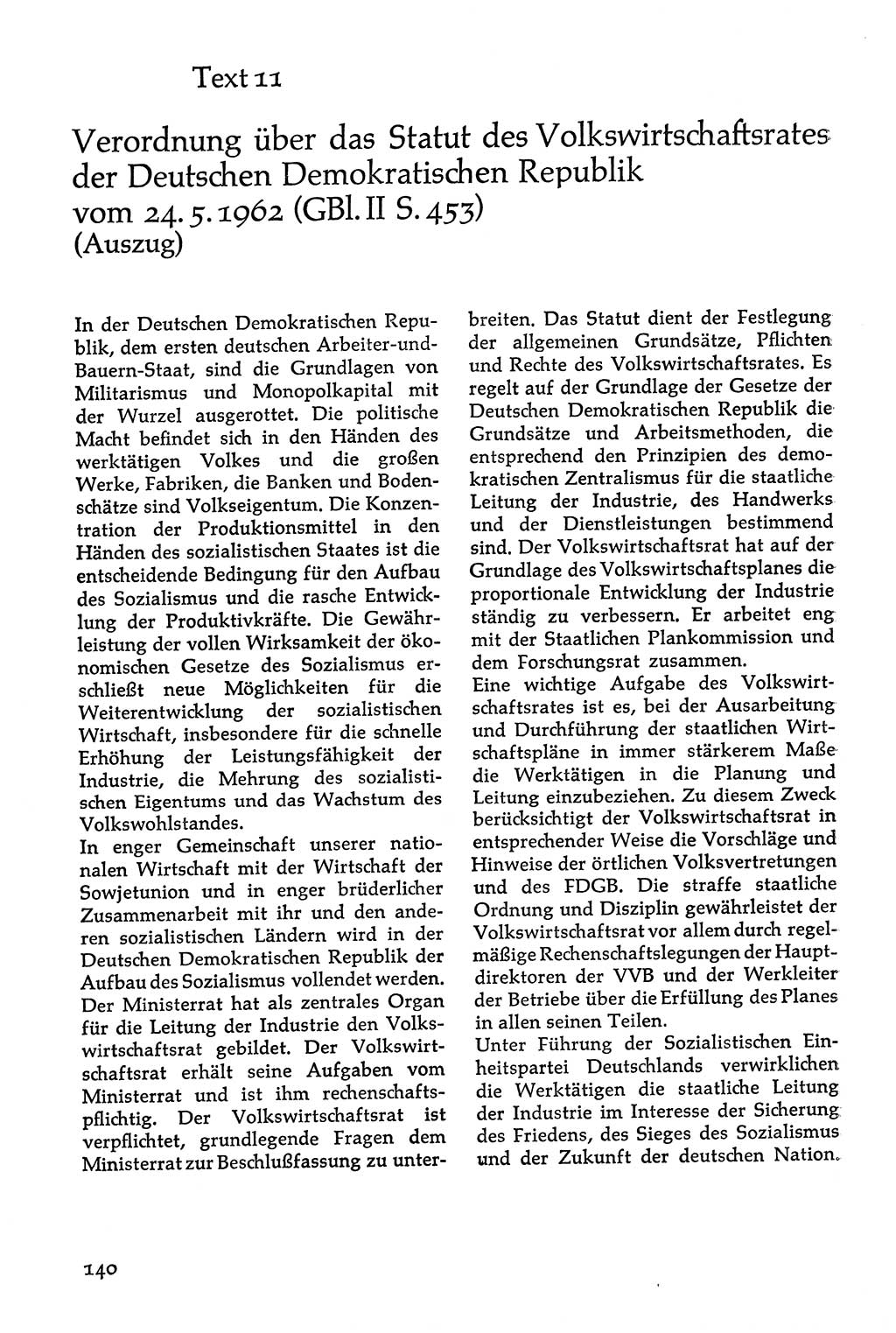 Volksdemokratische Ordnung in Mitteldeutschland [Deutsche Demokratische Republik (DDR)], Texte zur verfassungsrechtlichen Situation 1963, Seite 140 (Volksdem. Ordn. Md. DDR 1963, S. 140)
