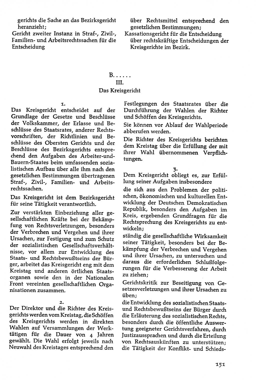 Volksdemokratische Ordnung in Mitteldeutschland [Deutsche Demokratische Republik (DDR)], Texte zur verfassungsrechtlichen Situation 1963, Seite 151 (Volksdem. Ordn. Md. DDR 1963, S. 151)