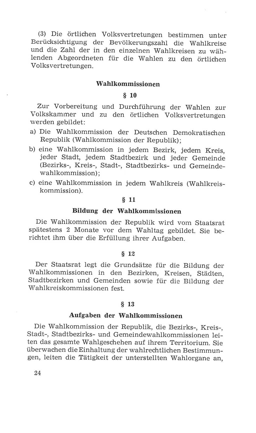 Volkskammer (VK) der Deutschen Demokratischen Republik (DDR), 4. Wahlperiode 1963-1967, Seite 24 (VK. DDR 4. WP. 1963-1967, S. 24)