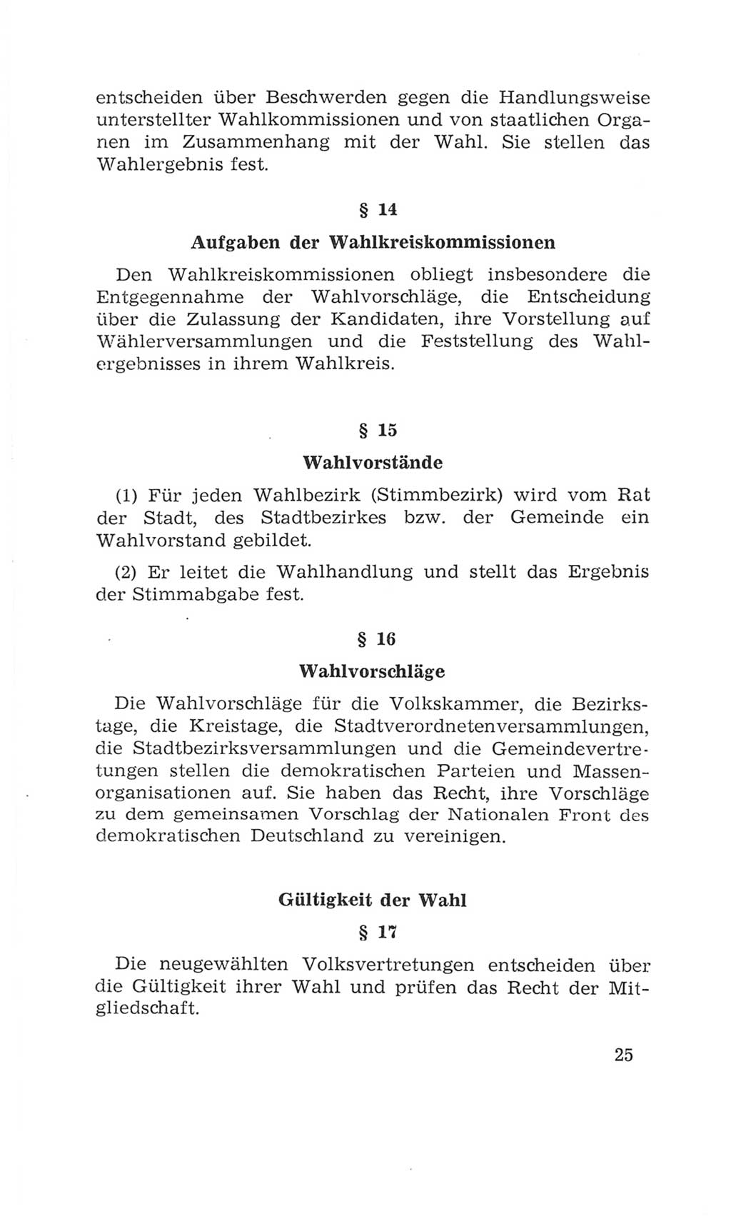 Volkskammer (VK) der Deutschen Demokratischen Republik (DDR), 4. Wahlperiode 1963-1967, Seite 25 (VK. DDR 4. WP. 1963-1967, S. 25)