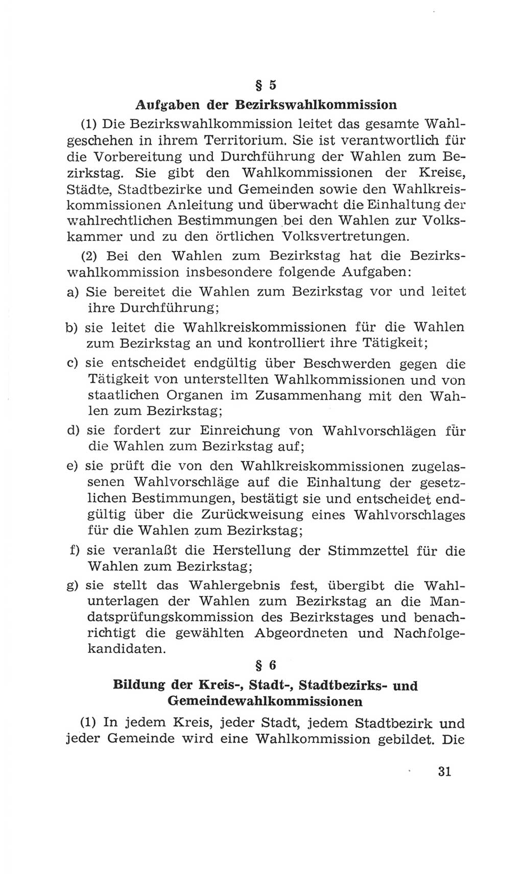 Volkskammer (VK) der Deutschen Demokratischen Republik (DDR), 4. Wahlperiode 1963-1967, Seite 31 (VK. DDR 4. WP. 1963-1967, S. 31)