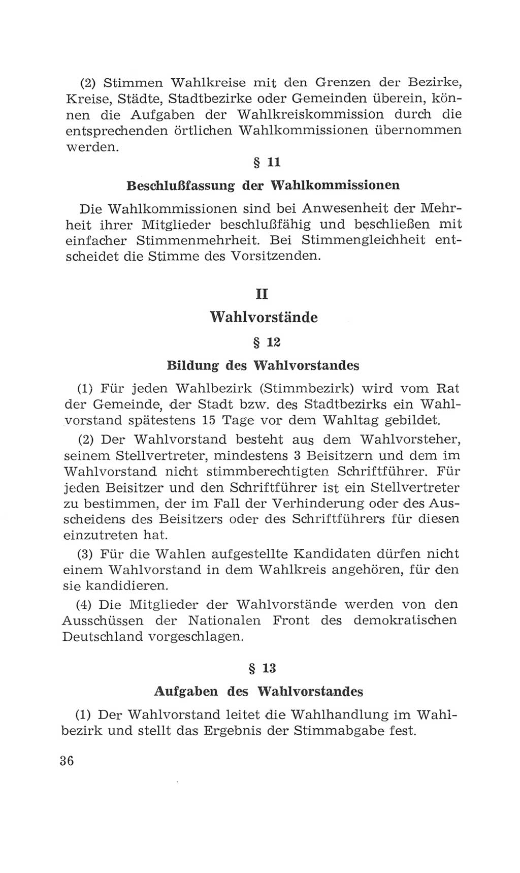 Volkskammer (VK) der Deutschen Demokratischen Republik (DDR), 4. Wahlperiode 1963-1967, Seite 36 (VK. DDR 4. WP. 1963-1967, S. 36)