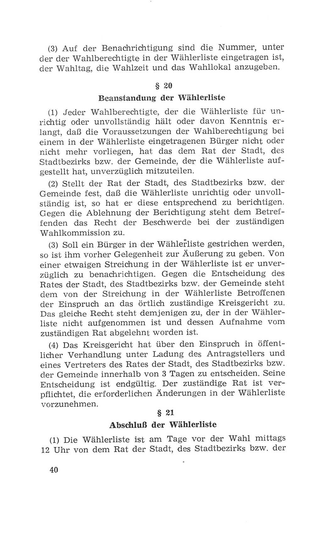 Volkskammer (VK) der Deutschen Demokratischen Republik (DDR), 4. Wahlperiode 1963-1967, Seite 40 (VK. DDR 4. WP. 1963-1967, S. 40)