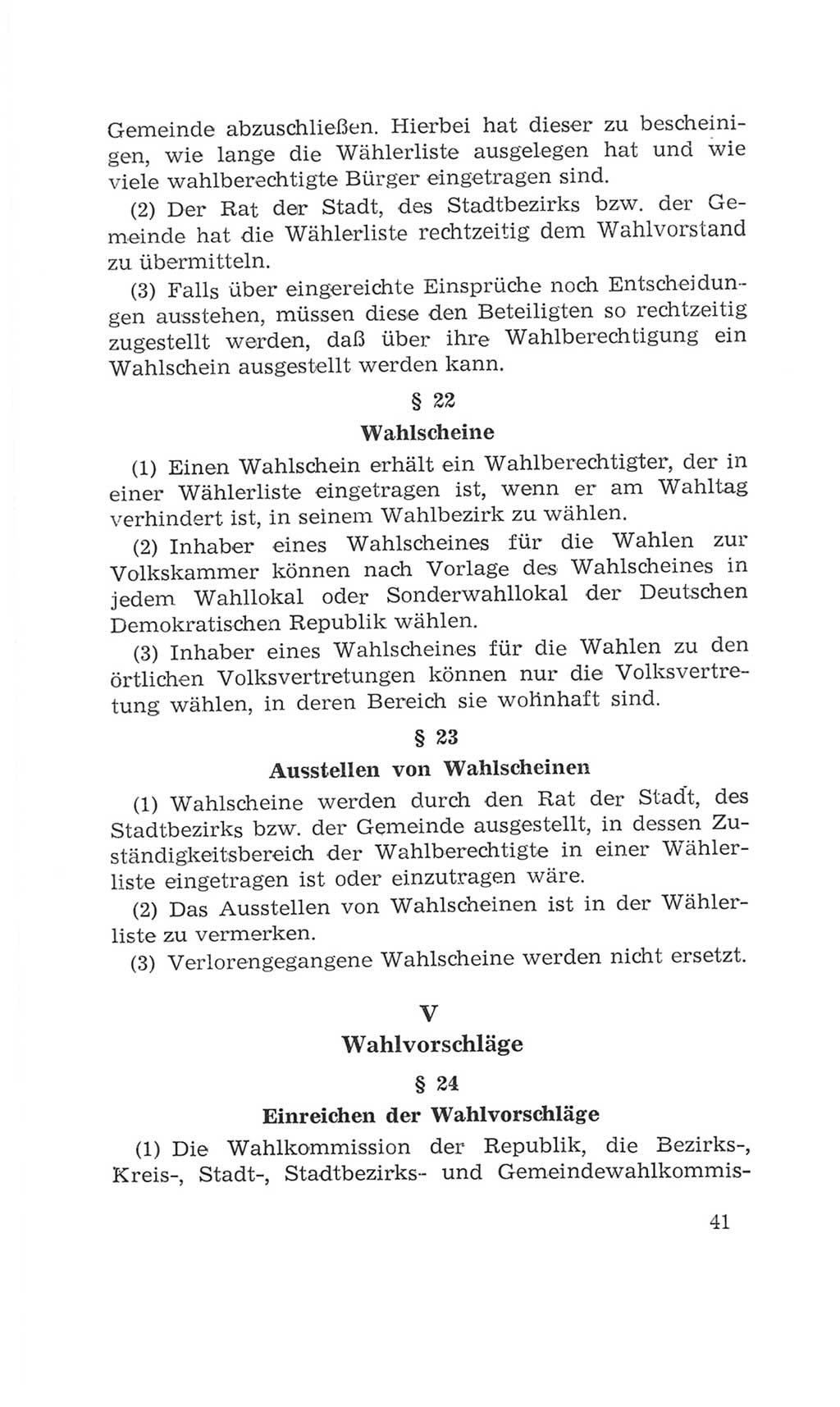Volkskammer (VK) der Deutschen Demokratischen Republik (DDR), 4. Wahlperiode 1963-1967, Seite 41 (VK. DDR 4. WP. 1963-1967, S. 41)