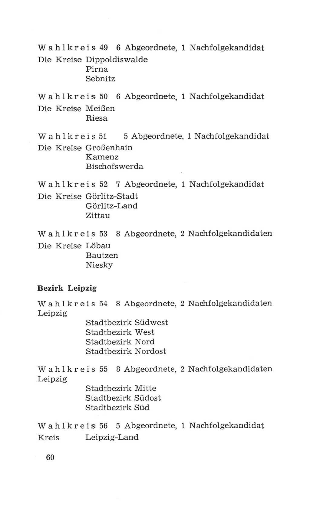 Volkskammer (VK) der Deutschen Demokratischen Republik (DDR), 4. Wahlperiode 1963-1967, Seite 60 (VK. DDR 4. WP. 1963-1967, S. 60)