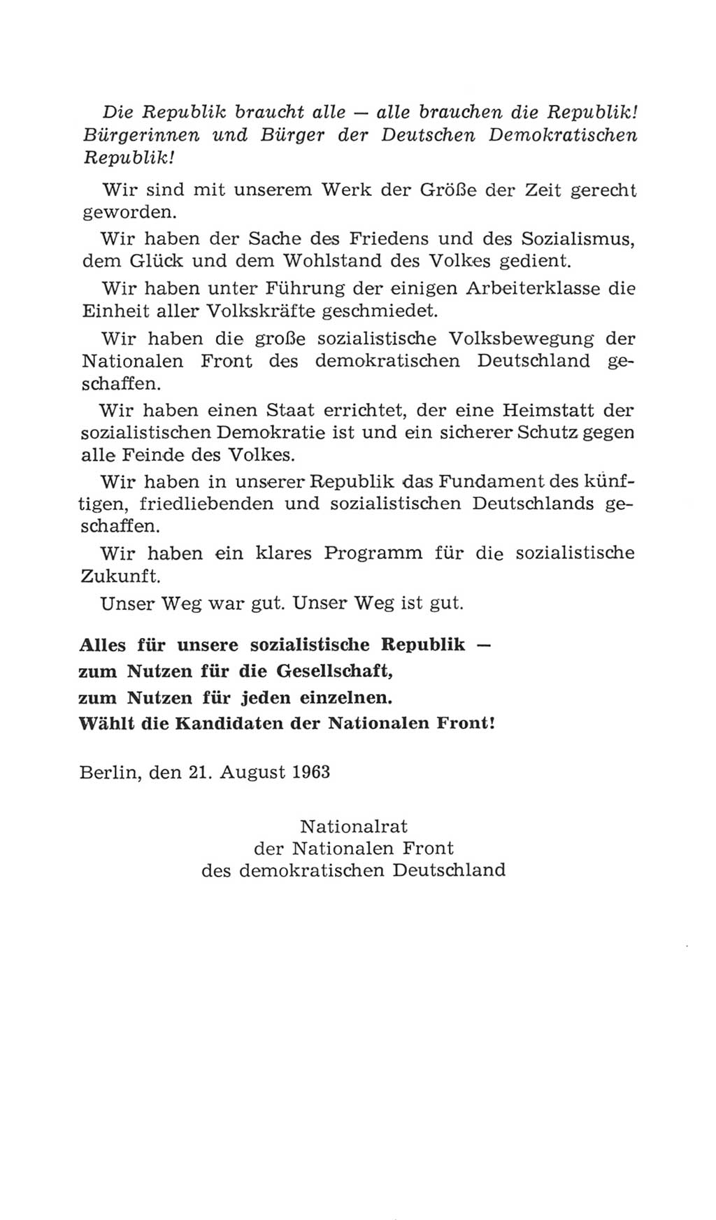 Volkskammer (VK) der Deutschen Demokratischen Republik (DDR), 4. Wahlperiode 1963-1967, Seite 80 (VK. DDR 4. WP. 1963-1967, S. 80)
