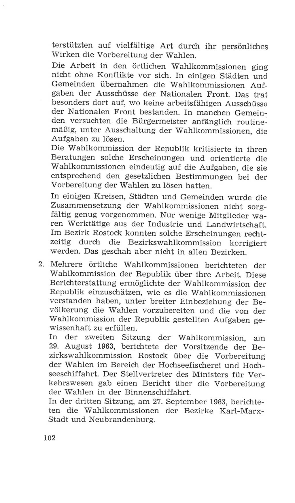 Volkskammer (VK) der Deutschen Demokratischen Republik (DDR), 4. Wahlperiode 1963-1967, Seite 102 (VK. DDR 4. WP. 1963-1967, S. 102)