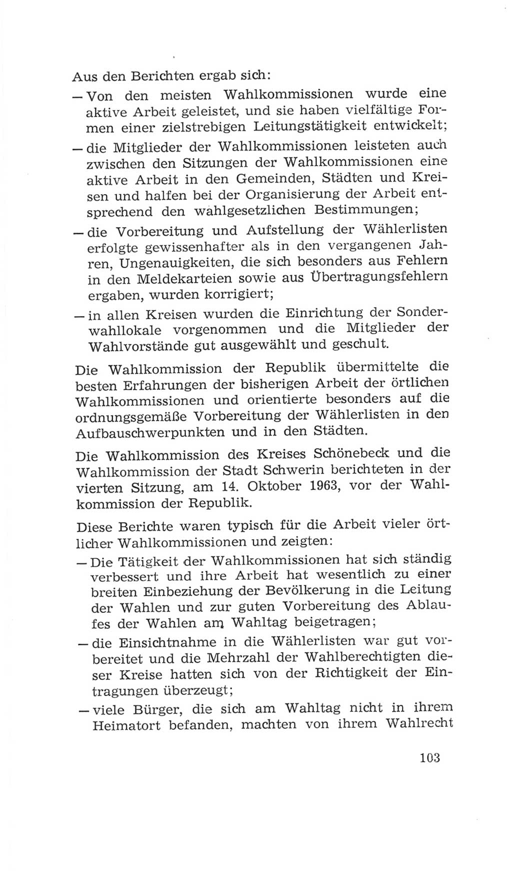 Volkskammer (VK) der Deutschen Demokratischen Republik (DDR), 4. Wahlperiode 1963-1967, Seite 103 (VK. DDR 4. WP. 1963-1967, S. 103)