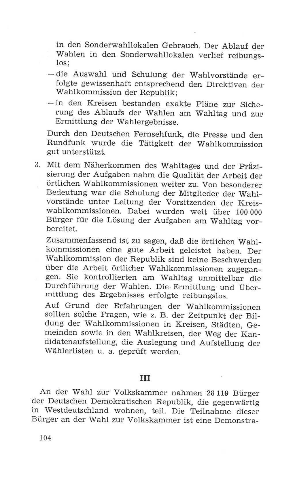 Volkskammer (VK) der Deutschen Demokratischen Republik (DDR), 4. Wahlperiode 1963-1967, Seite 104 (VK. DDR 4. WP. 1963-1967, S. 104)