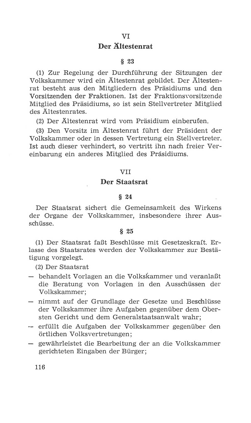 Volkskammer (VK) der Deutschen Demokratischen Republik (DDR), 4. Wahlperiode 1963-1967, Seite 116 (VK. DDR 4. WP. 1963-1967, S. 116)