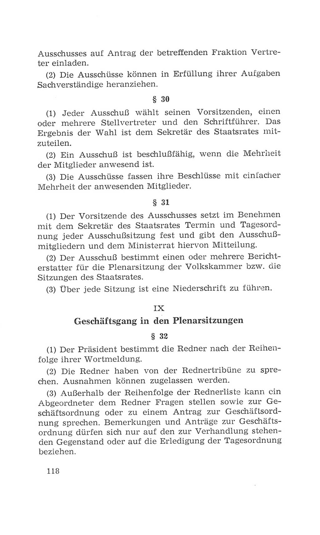 Volkskammer (VK) der Deutschen Demokratischen Republik (DDR), 4. Wahlperiode 1963-1967, Seite 118 (VK. DDR 4. WP. 1963-1967, S. 118)
