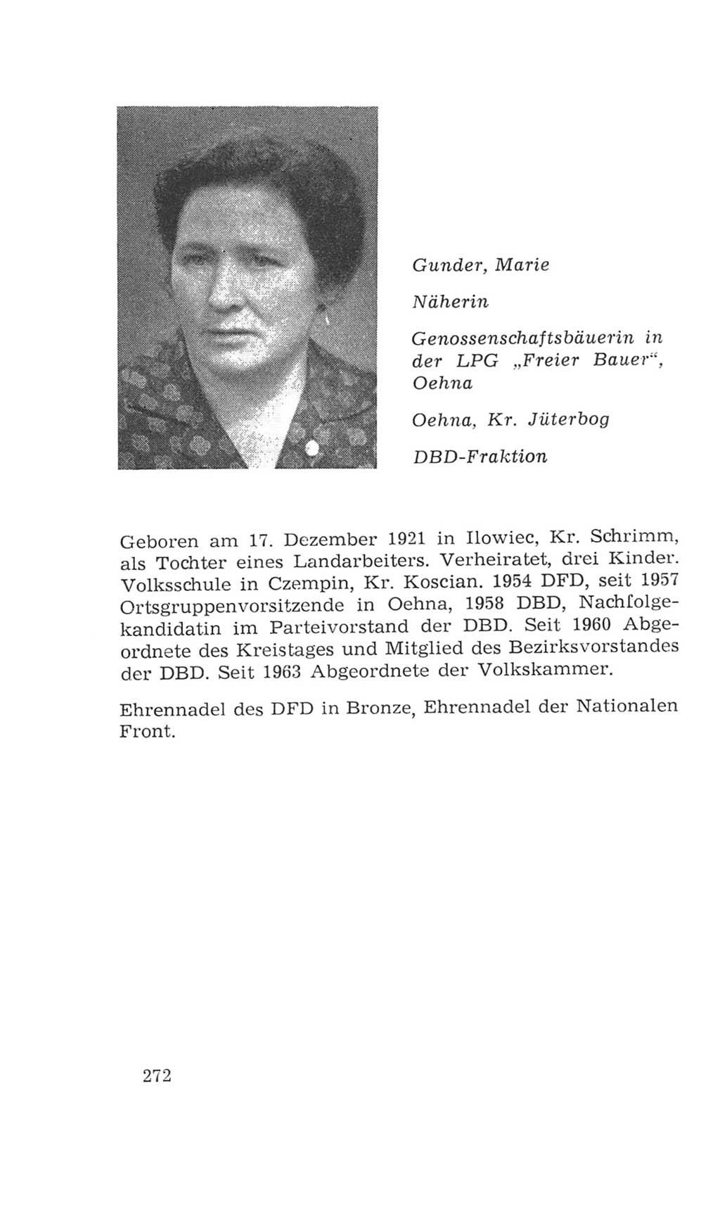 Volkskammer (VK) der Deutschen Demokratischen Republik (DDR), 4. Wahlperiode 1963-1967, Seite 272 (VK. DDR 4. WP. 1963-1967, S. 272)