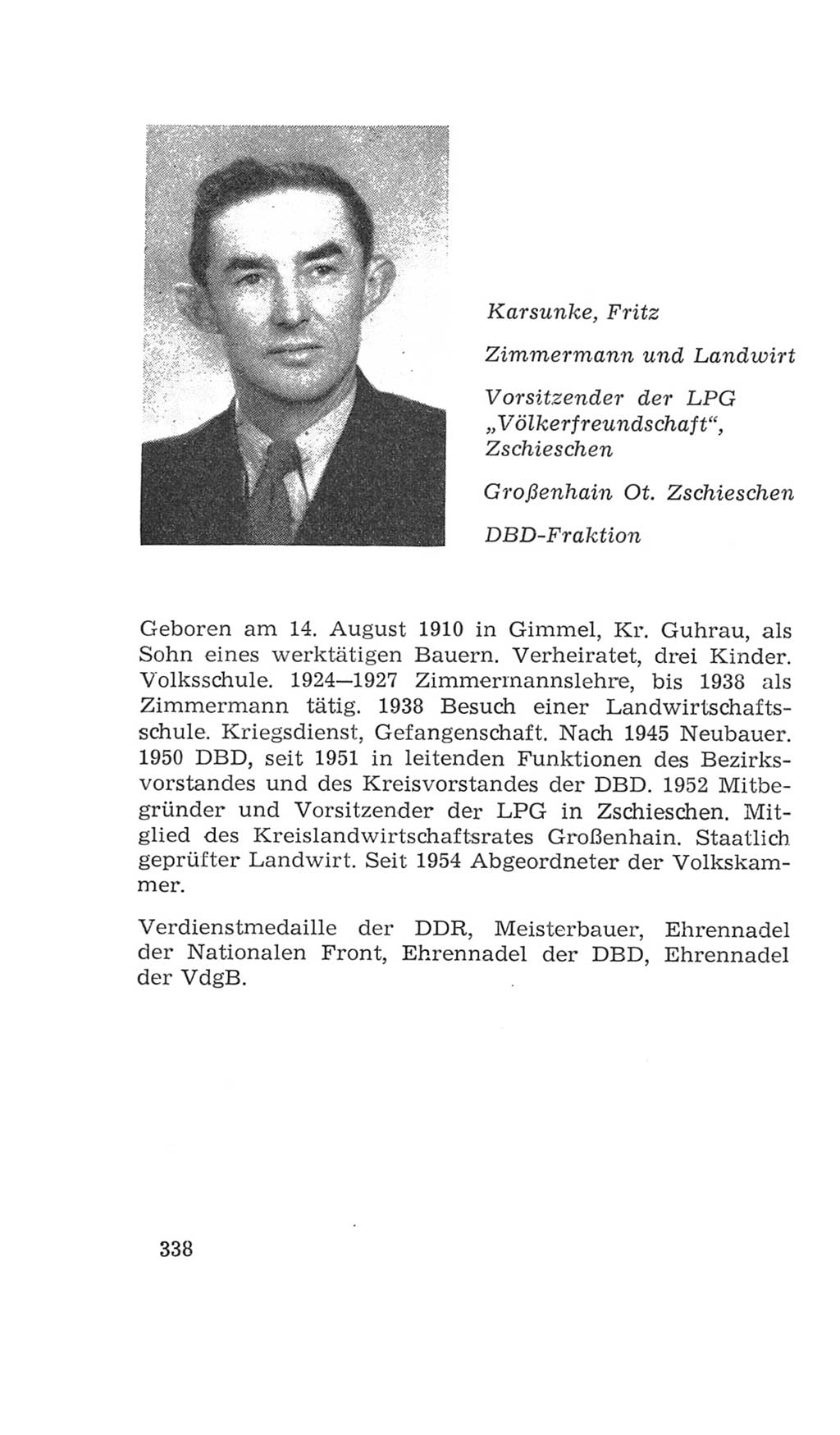 Volkskammer (VK) der Deutschen Demokratischen Republik (DDR), 4. Wahlperiode 1963-1967, Seite 338 (VK. DDR 4. WP. 1963-1967, S. 338)
