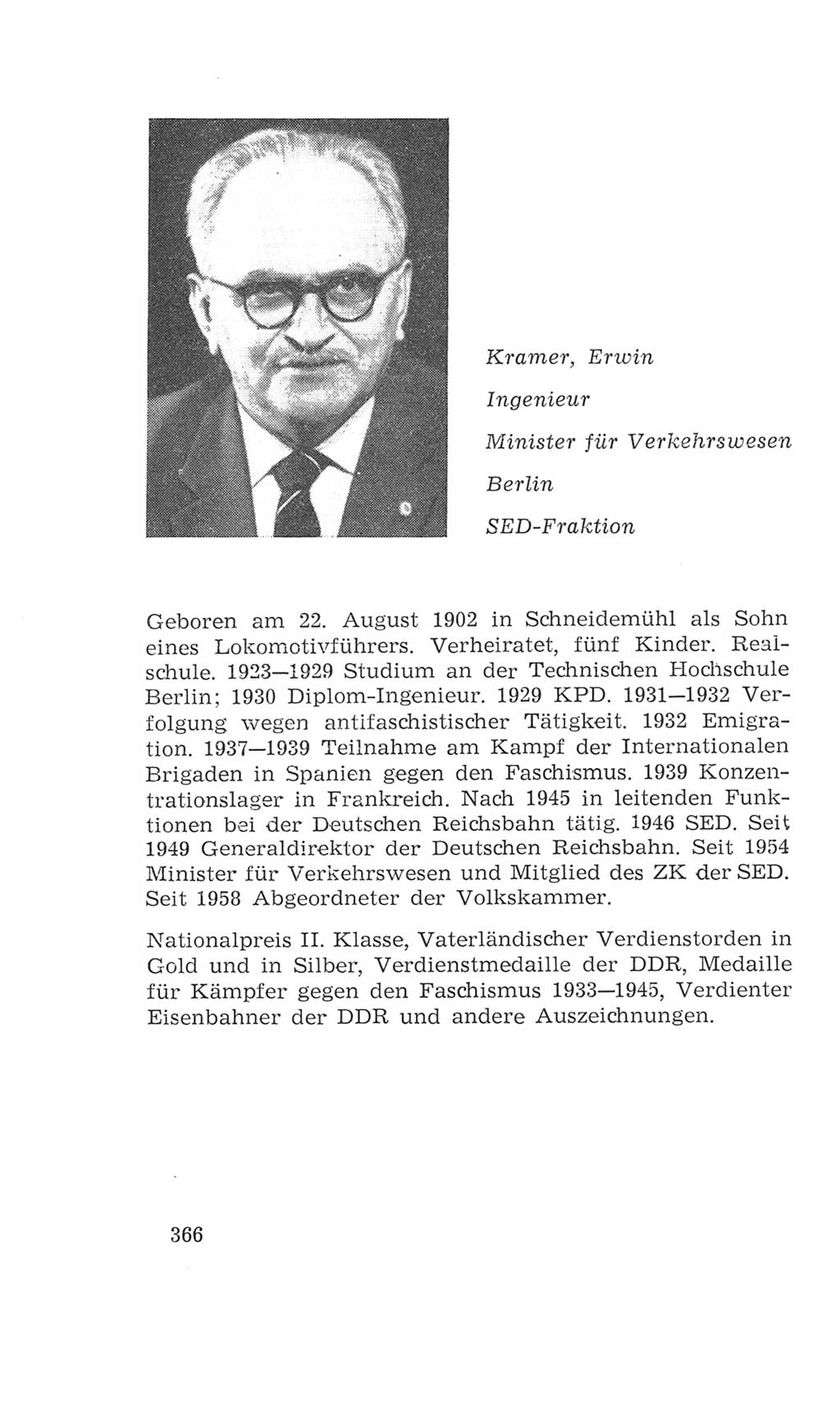 Volkskammer (VK) der Deutschen Demokratischen Republik (DDR), 4. Wahlperiode 1963-1967, Seite 366 (VK. DDR 4. WP. 1963-1967, S. 366)