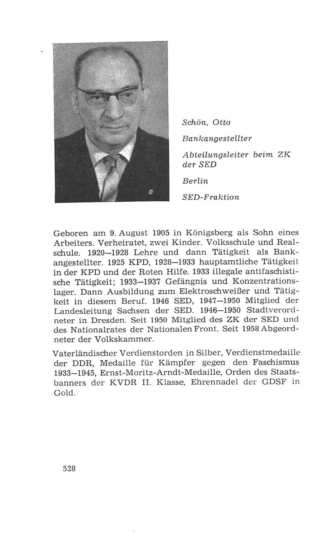 Volkskammer (VK) der Deutschen Demokratischen Republik (DDR), 4. Wahlperiode 1963-1967, Seite 528 (VK. DDR 4. WP. 1963-1967, S. 528)