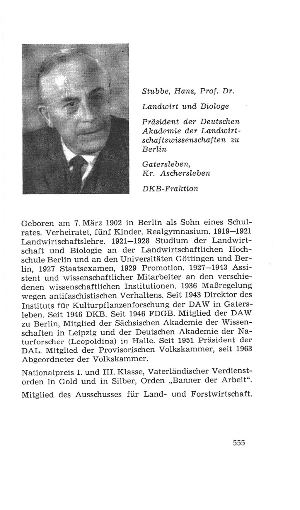 Volkskammer (VK) der Deutschen Demokratischen Republik (DDR), 4. Wahlperiode 1963-1967, Seite 555 (VK. DDR 4. WP. 1963-1967, S. 555)