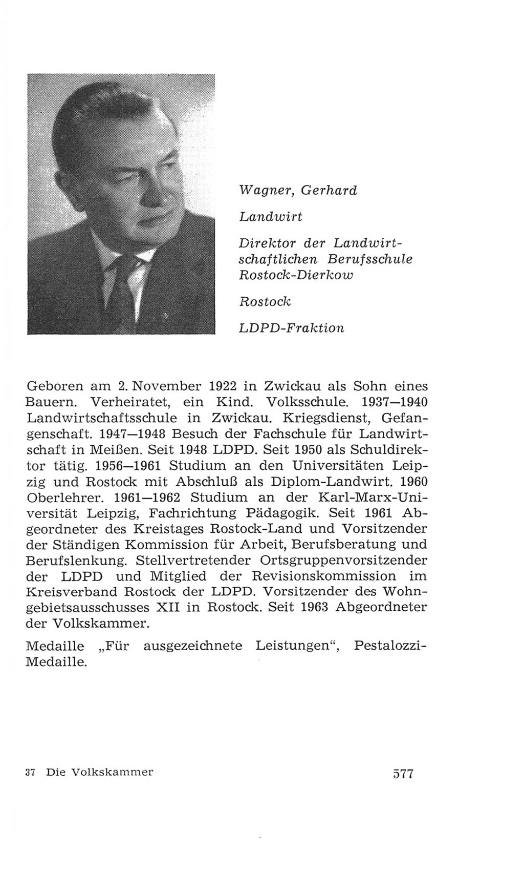 Volkskammer (VK) der Deutschen Demokratischen Republik (DDR), 4. Wahlperiode 1963-1967, Seite 577 (VK. DDR 4. WP. 1963-1967, S. 577)