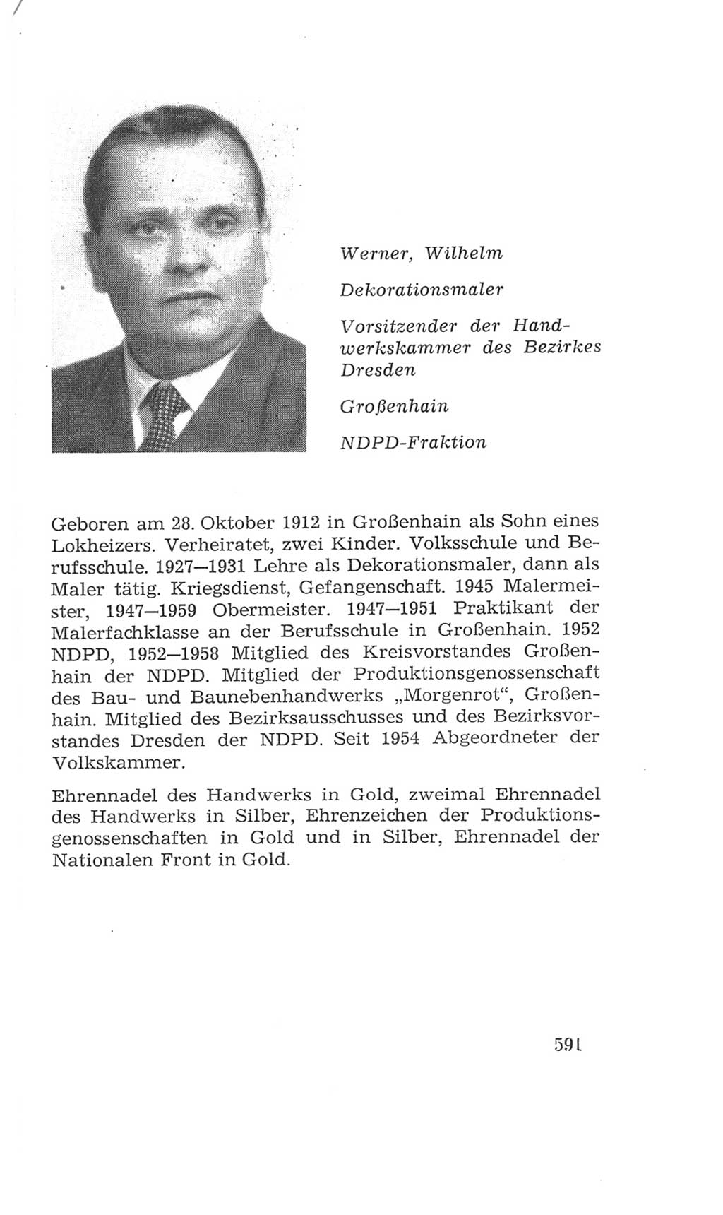 Volkskammer (VK) der Deutschen Demokratischen Republik (DDR), 4. Wahlperiode 1963-1967, Seite 591 (VK. DDR 4. WP. 1963-1967, S. 591)
